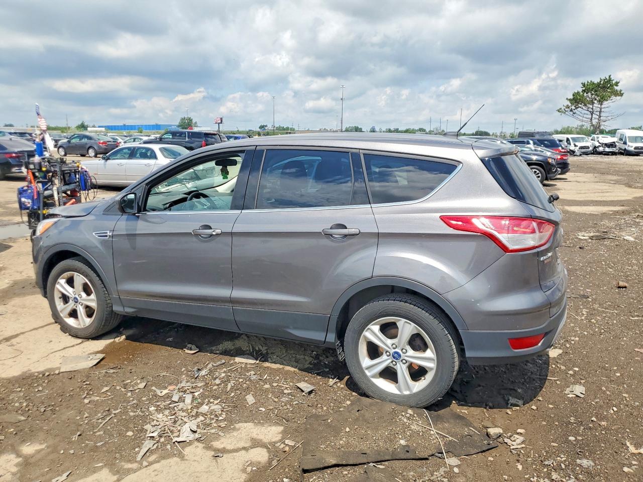 2013 Ford Escape Se Gray vin: 1FMCU0GX7DUD77083
