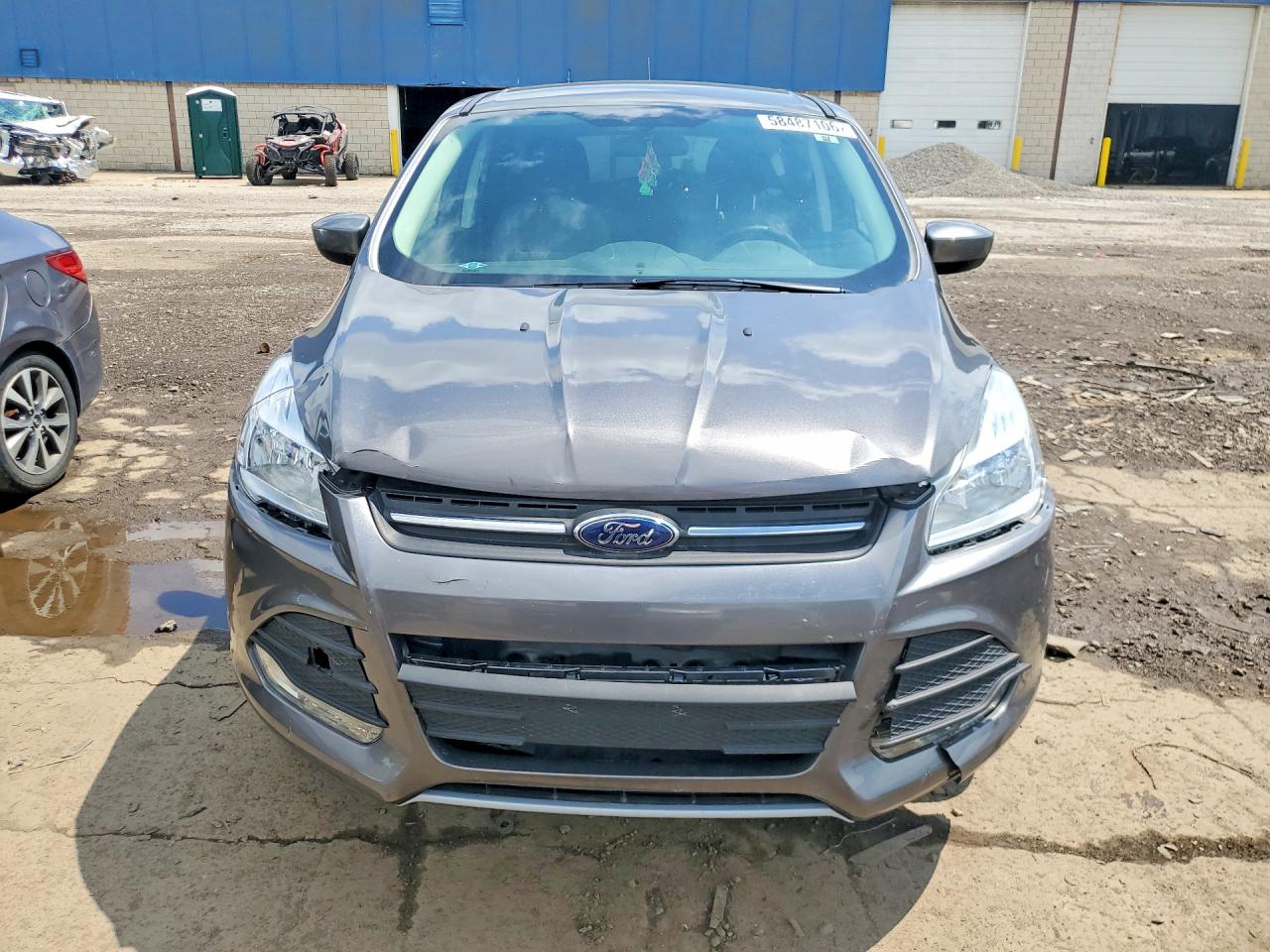 2013 Ford Escape Se Gray vin: 1FMCU0GX7DUD77083
