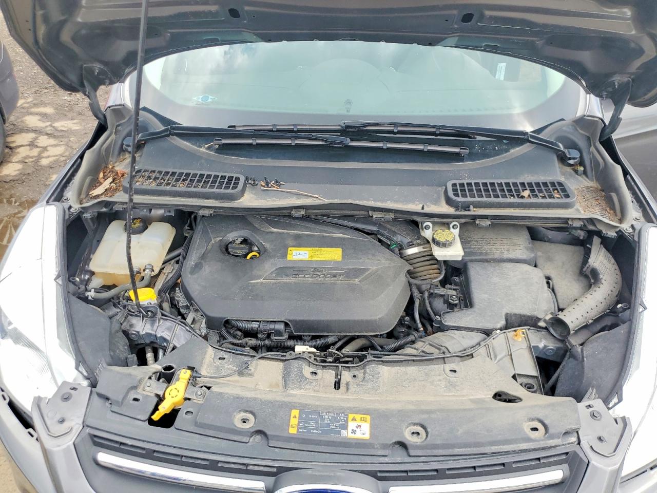 2013 Ford Escape Se Gray vin: 1FMCU0GX7DUD77083