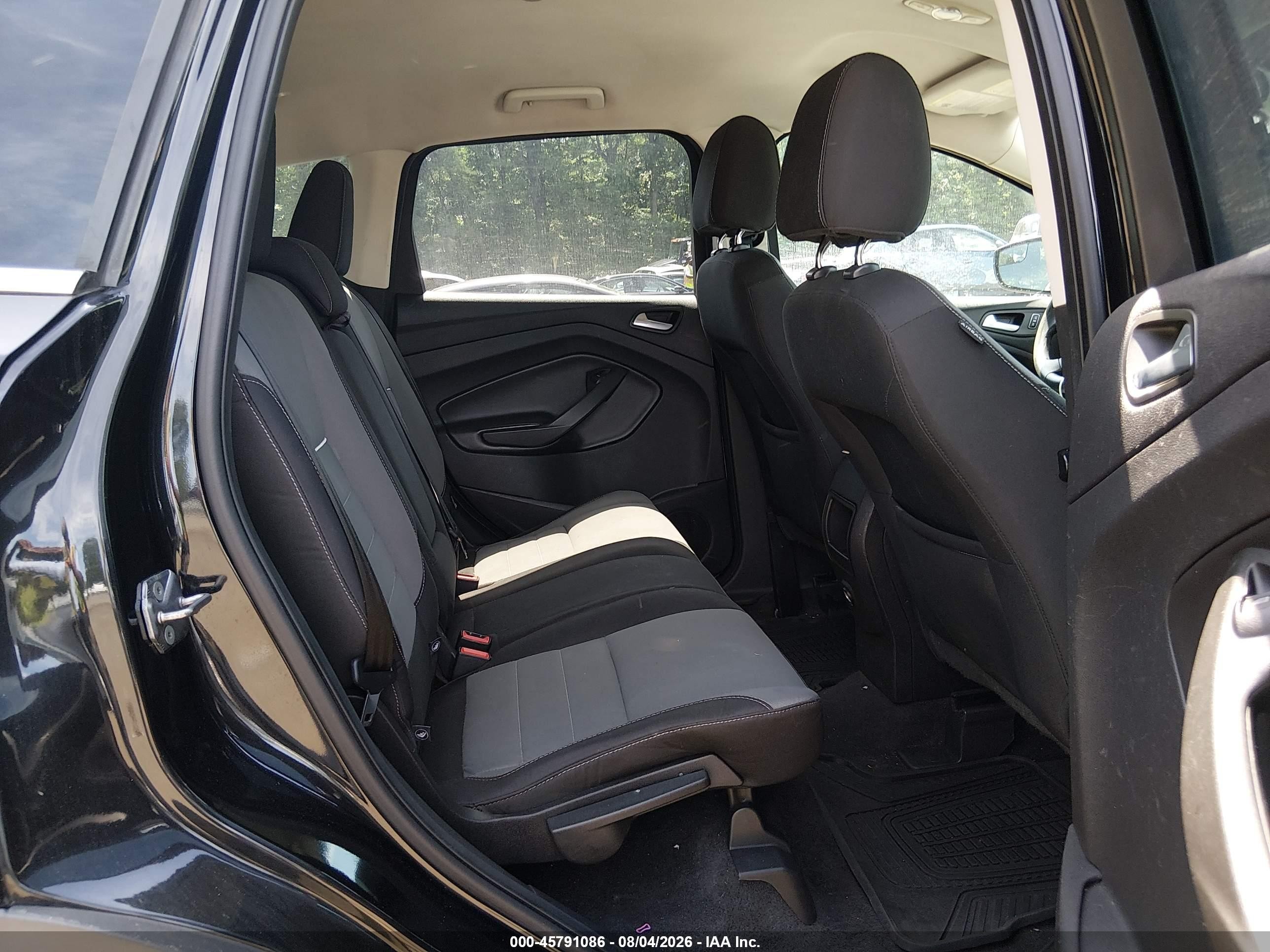 2014 Ford Escape Se Black vin: 1FMCU0GX7EUA20388