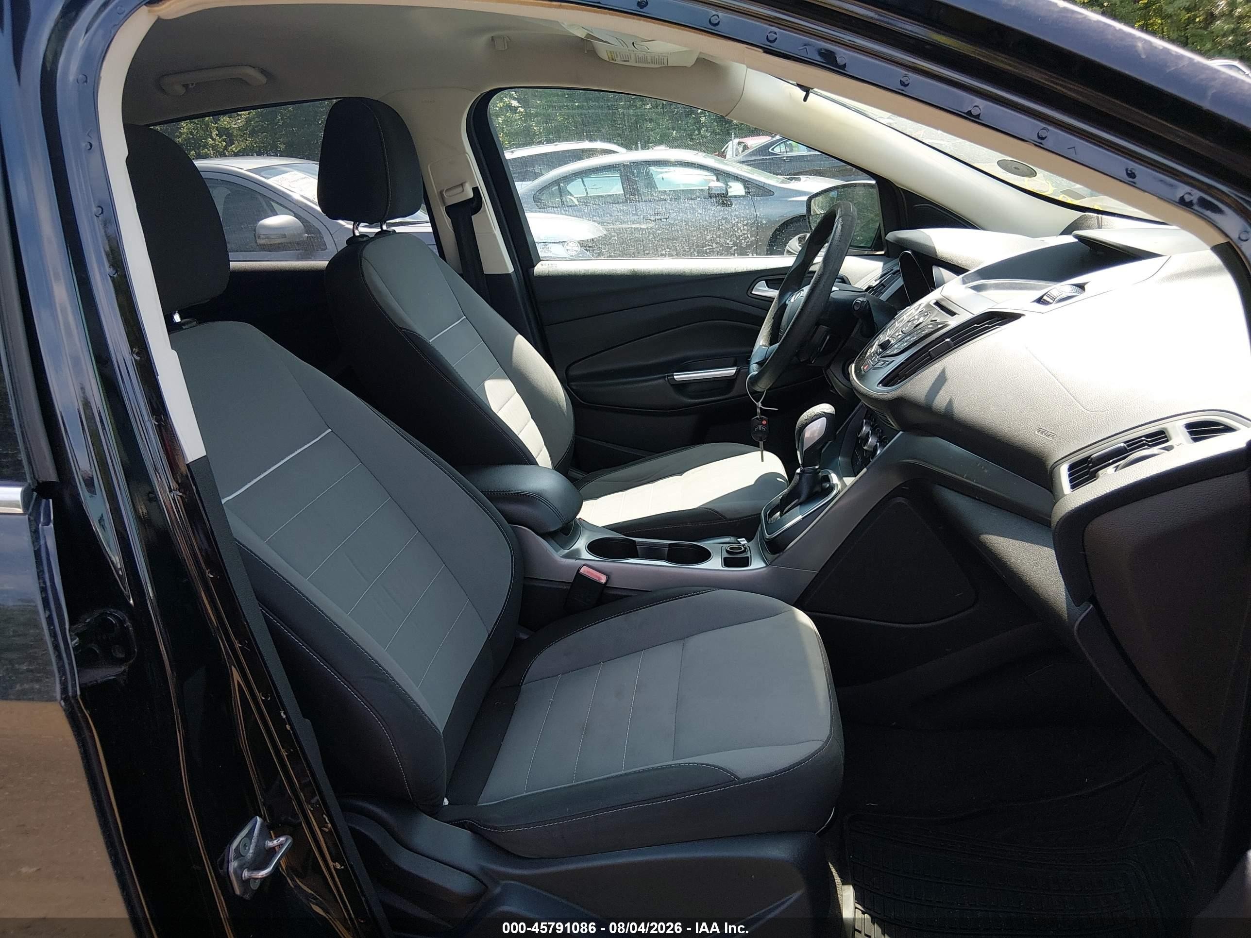 2014 Ford Escape Se Black vin: 1FMCU0GX7EUA20388