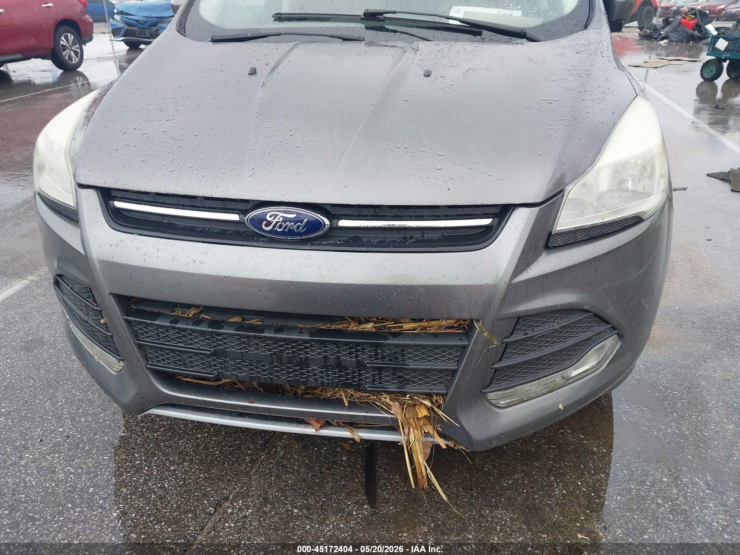 2014 Ford Escape Se Gray vin: 1FMCU0GX7EUA38261