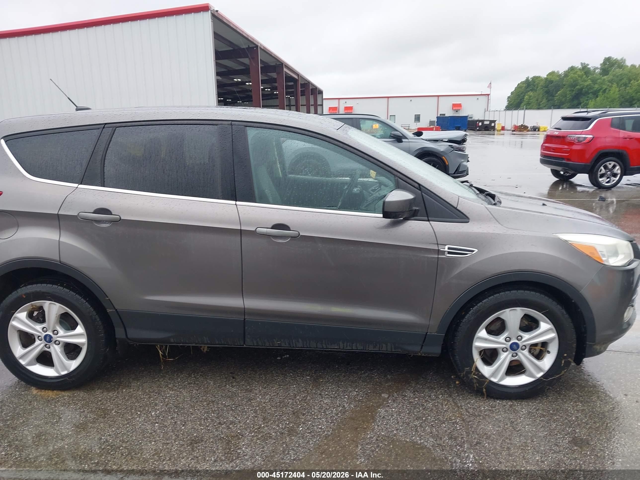 2014 Ford Escape Se Gray vin: 1FMCU0GX7EUA38261