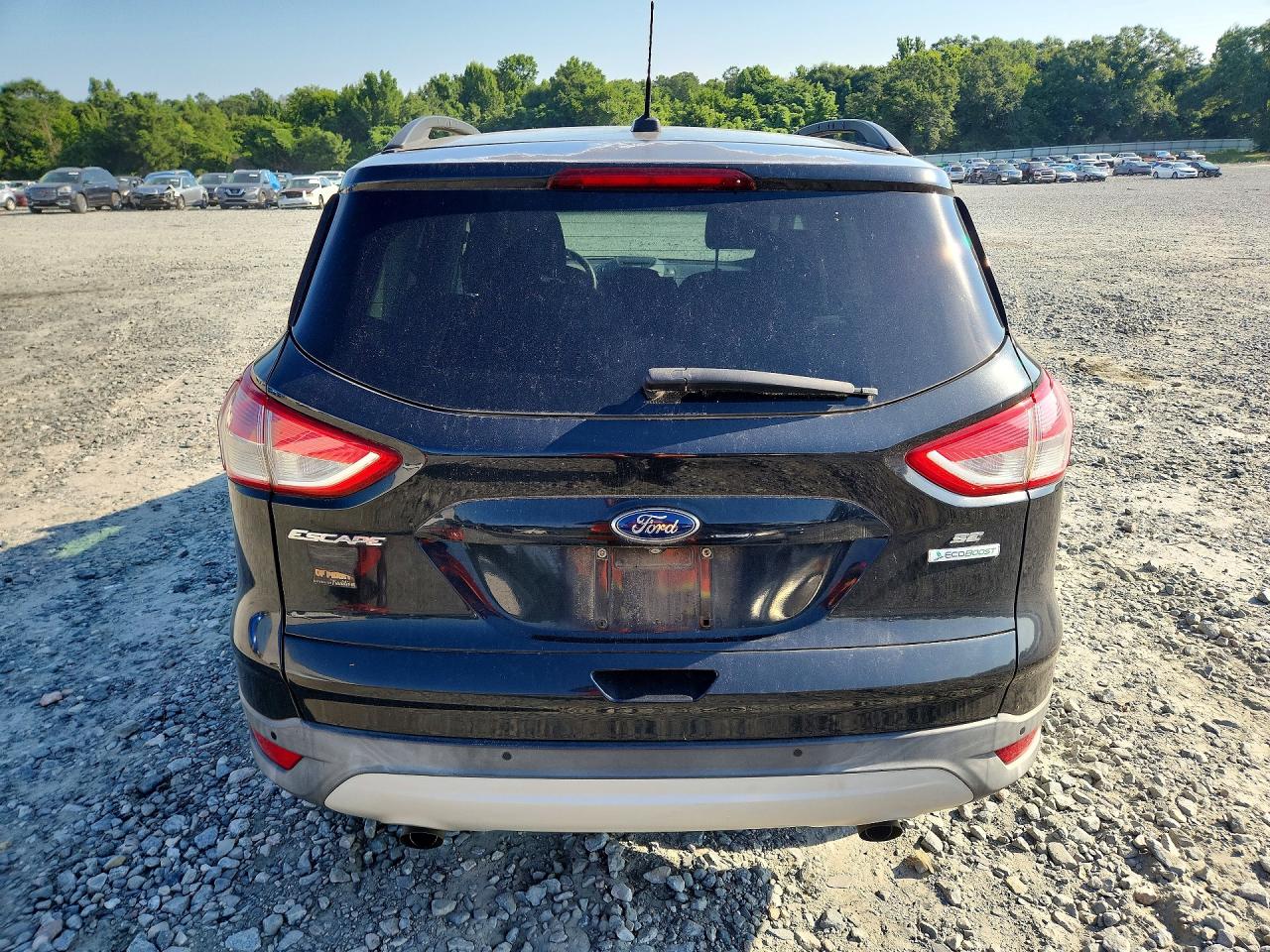 2014 Ford Escape Se Black vin: 1FMCU0GX7EUA58185