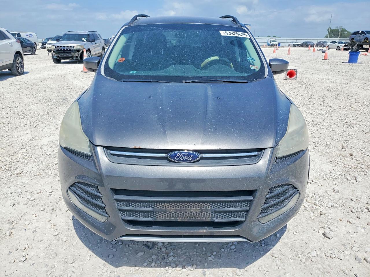 2014 Ford Escape Se Серый vin: 1FMCU0GX7EUA59904