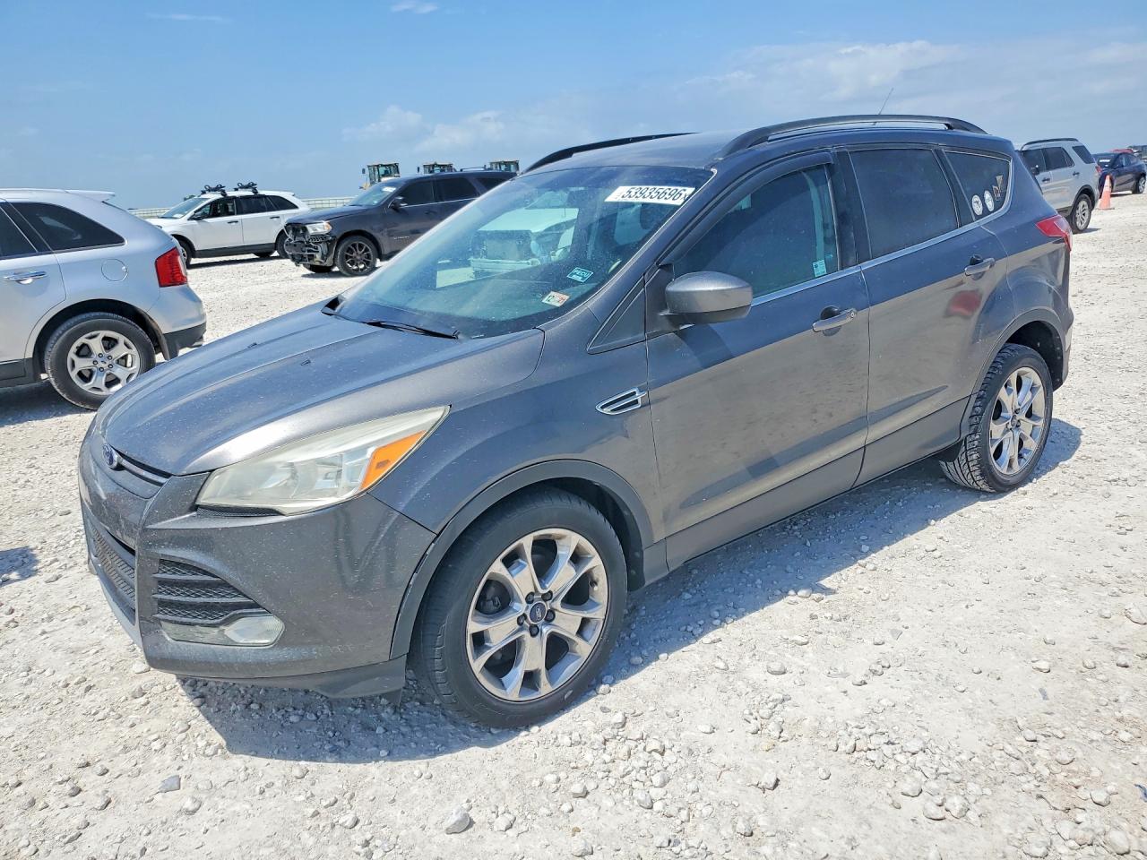 2014 Ford Escape Se Серый vin: 1FMCU0GX7EUA59904