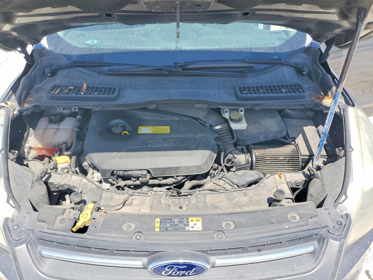 2014 Ford Escape Se Серый vin: 1FMCU0GX7EUA59904