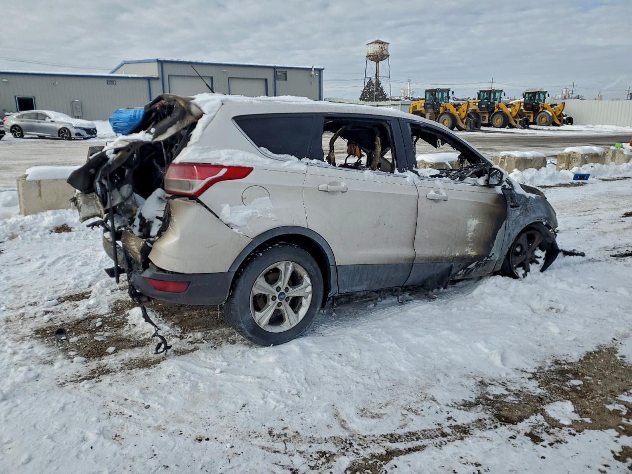 2014 Ford Escape Se White vin: 1FMCU0GX7EUA74824