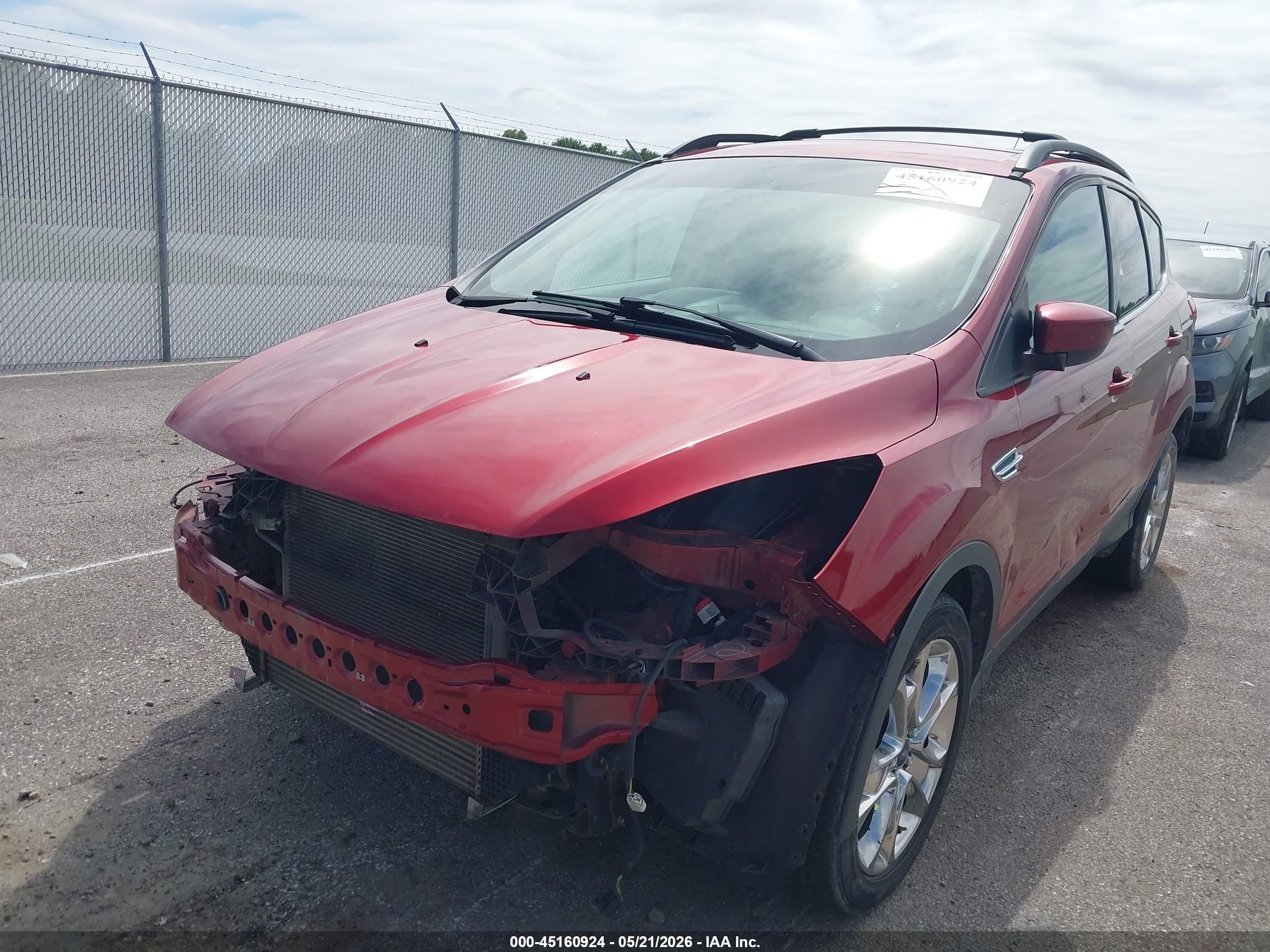 2014 Ford Escape Se Red vin: 1FMCU0GX7EUA75763