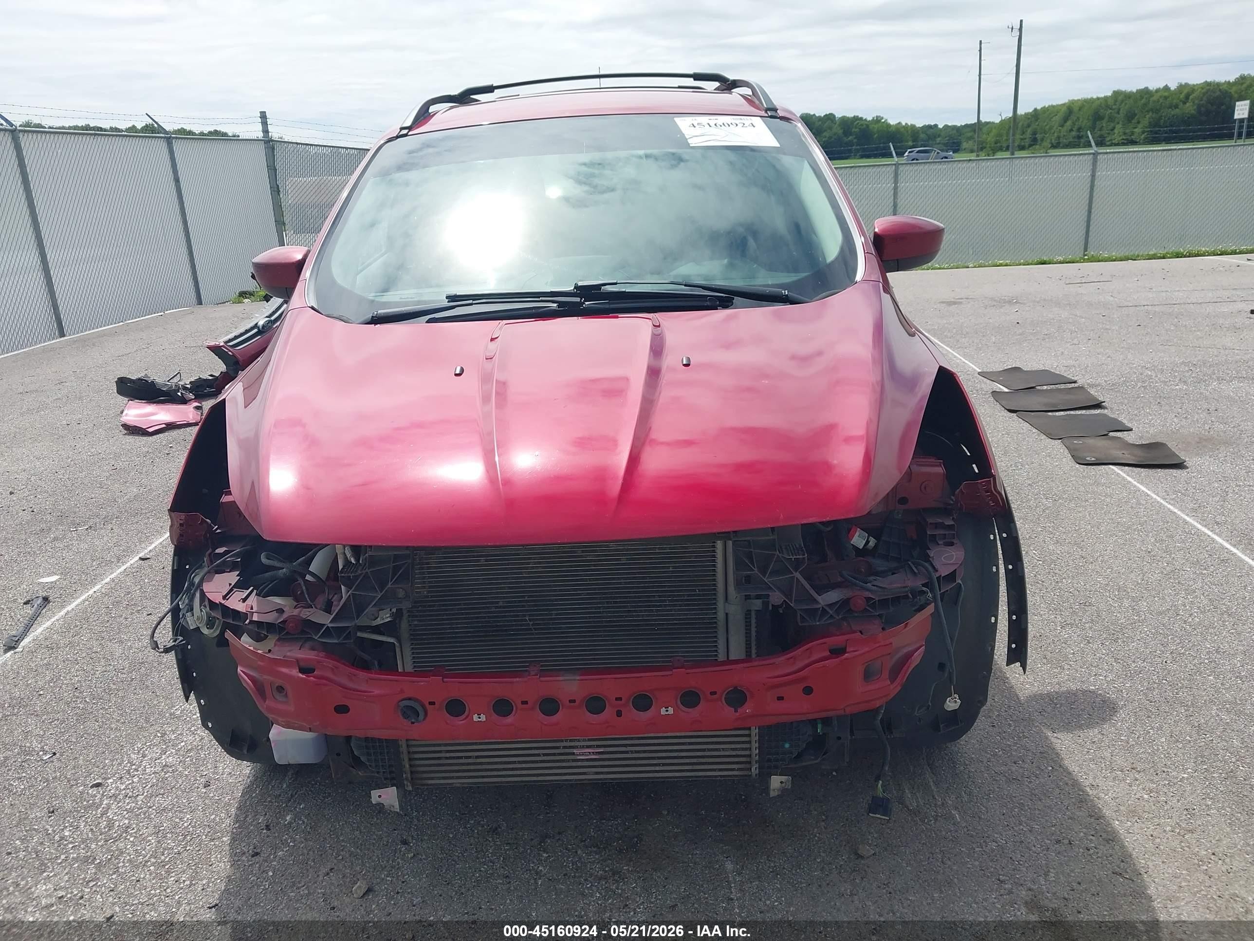 2014 Ford Escape Se Red vin: 1FMCU0GX7EUA75763