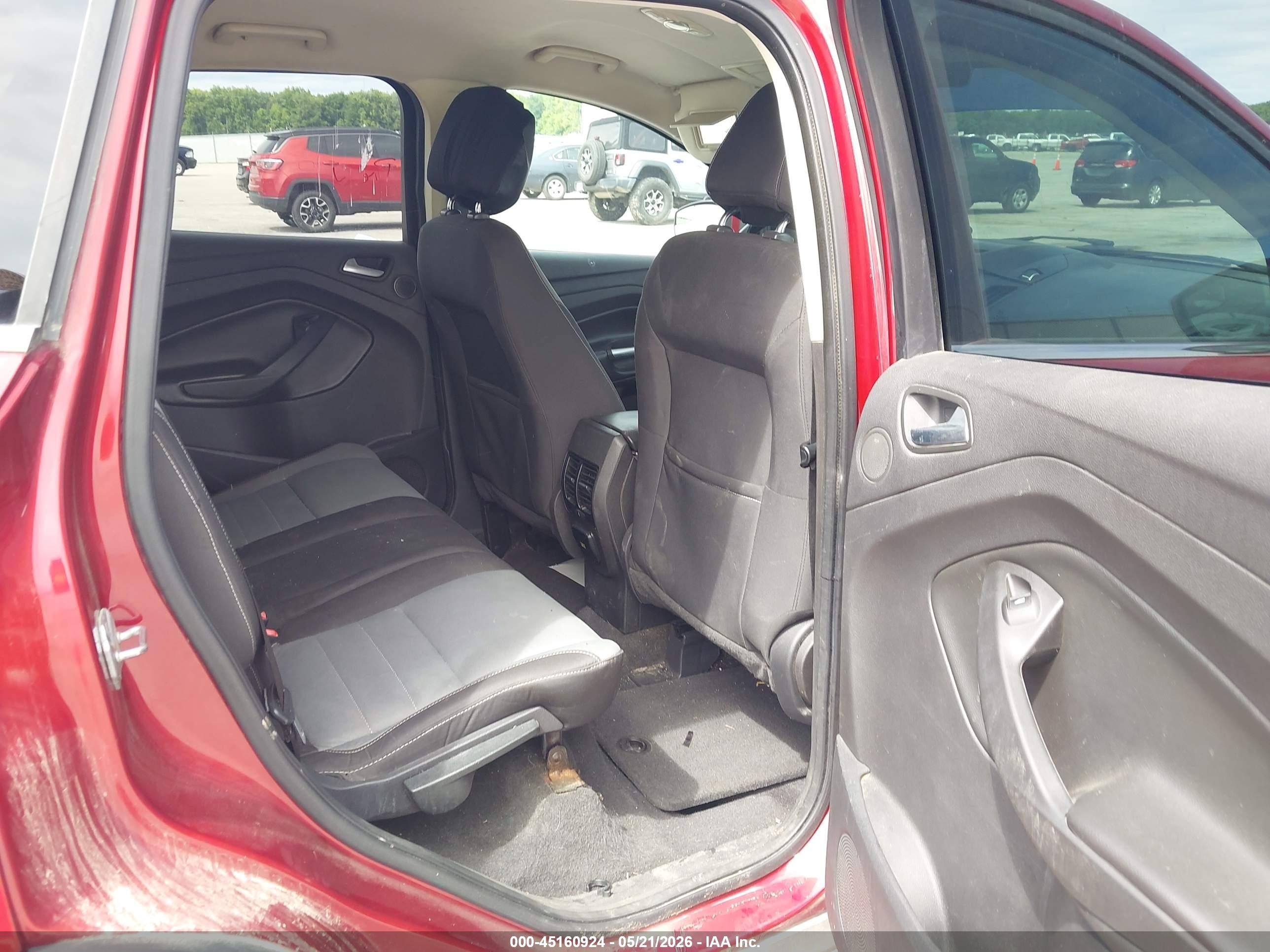 2014 Ford Escape Se Red vin: 1FMCU0GX7EUA75763