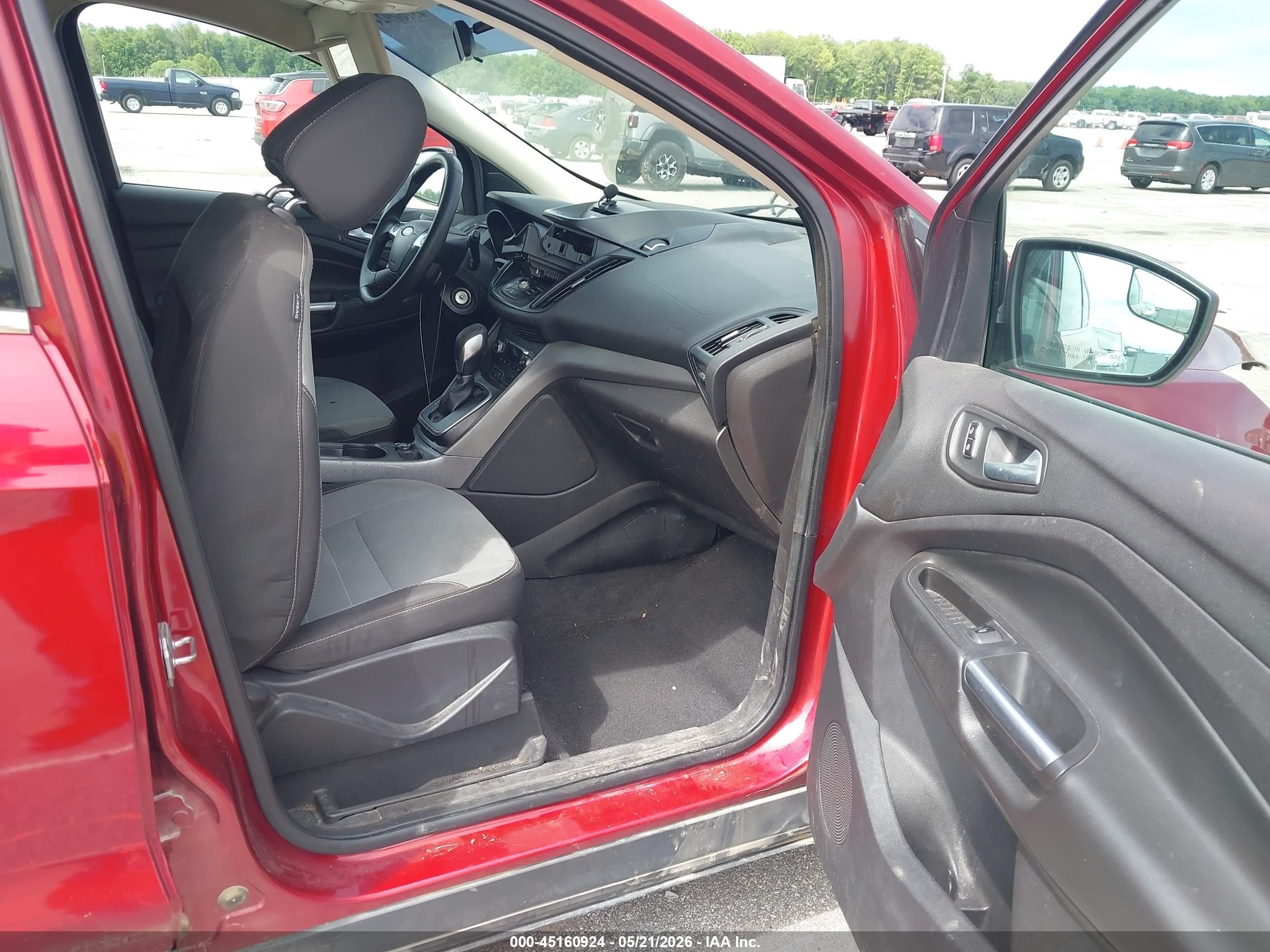 2014 Ford Escape Se Red vin: 1FMCU0GX7EUA75763
