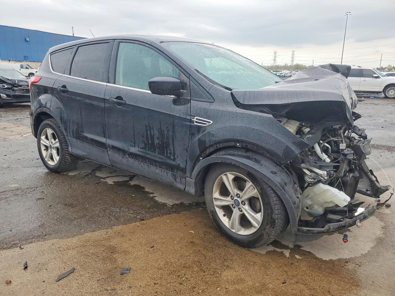 2014 Ford Escape Se Black vin: 1FMCU0GX7EUB07241