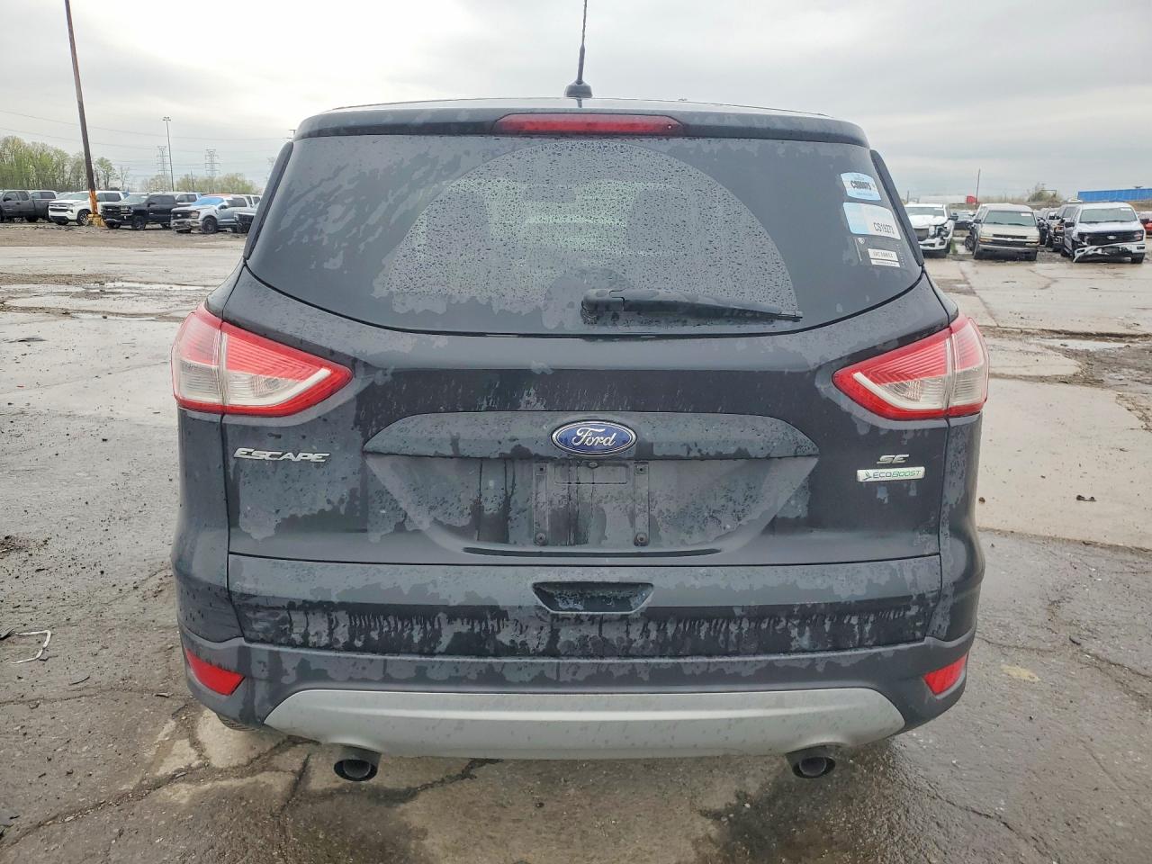 2014 Ford Escape Se Black vin: 1FMCU0GX7EUB07241