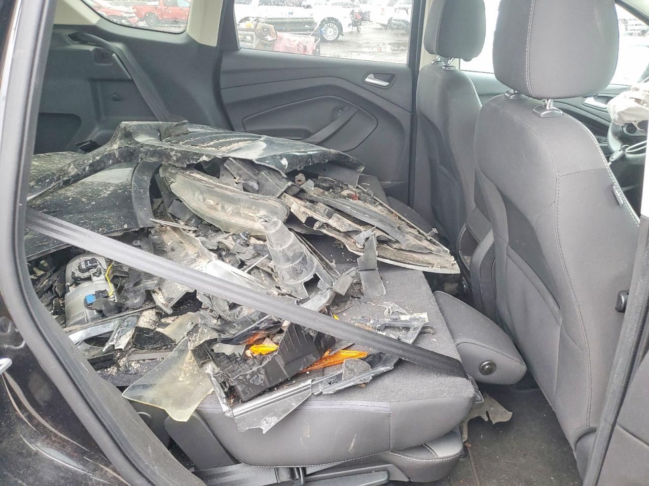 2014 Ford Escape Se Black vin: 1FMCU0GX7EUB07241