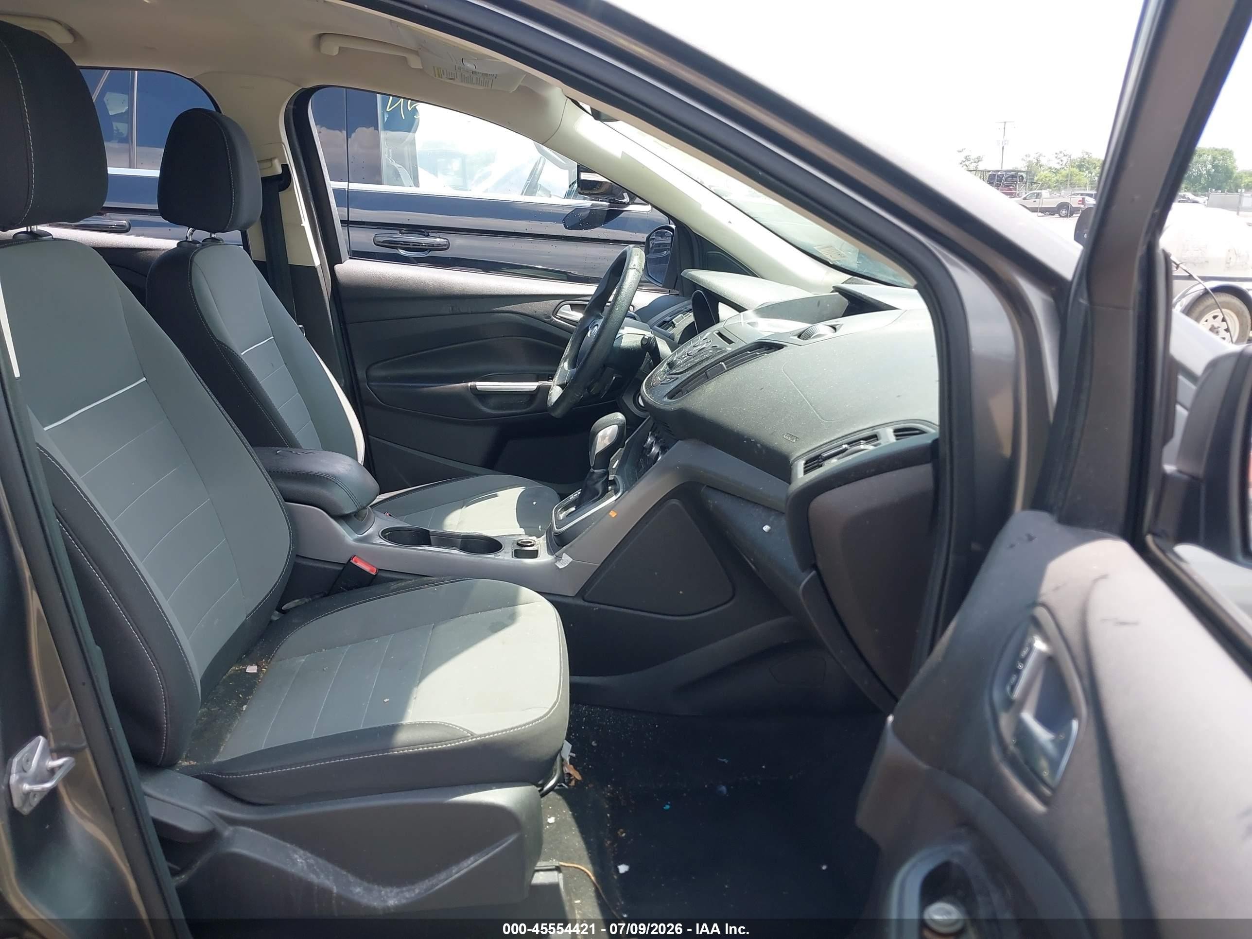2014 Ford Escape Se Gray vin: 1FMCU0GX7EUB13640