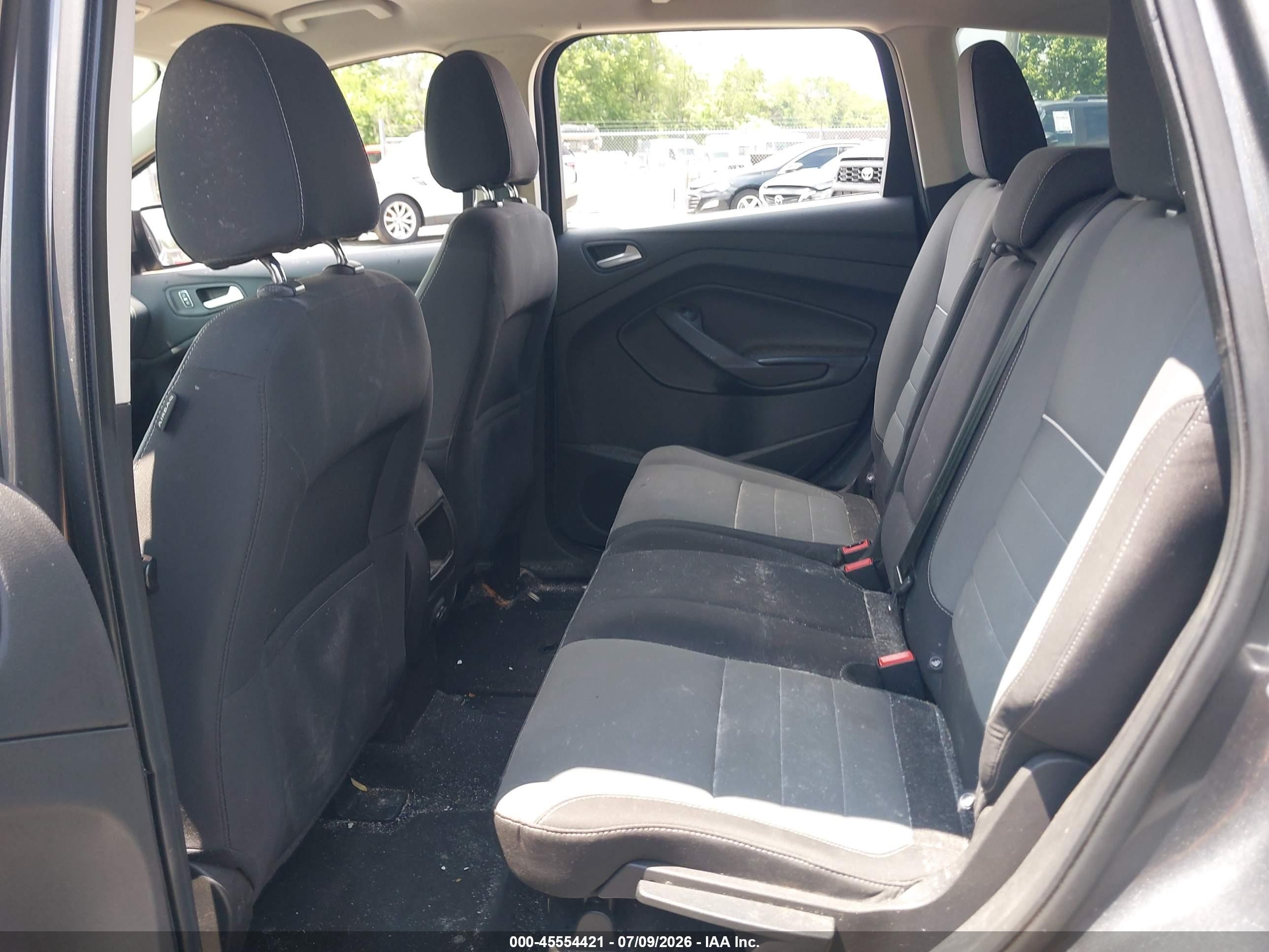 2014 Ford Escape Se Gray vin: 1FMCU0GX7EUB13640