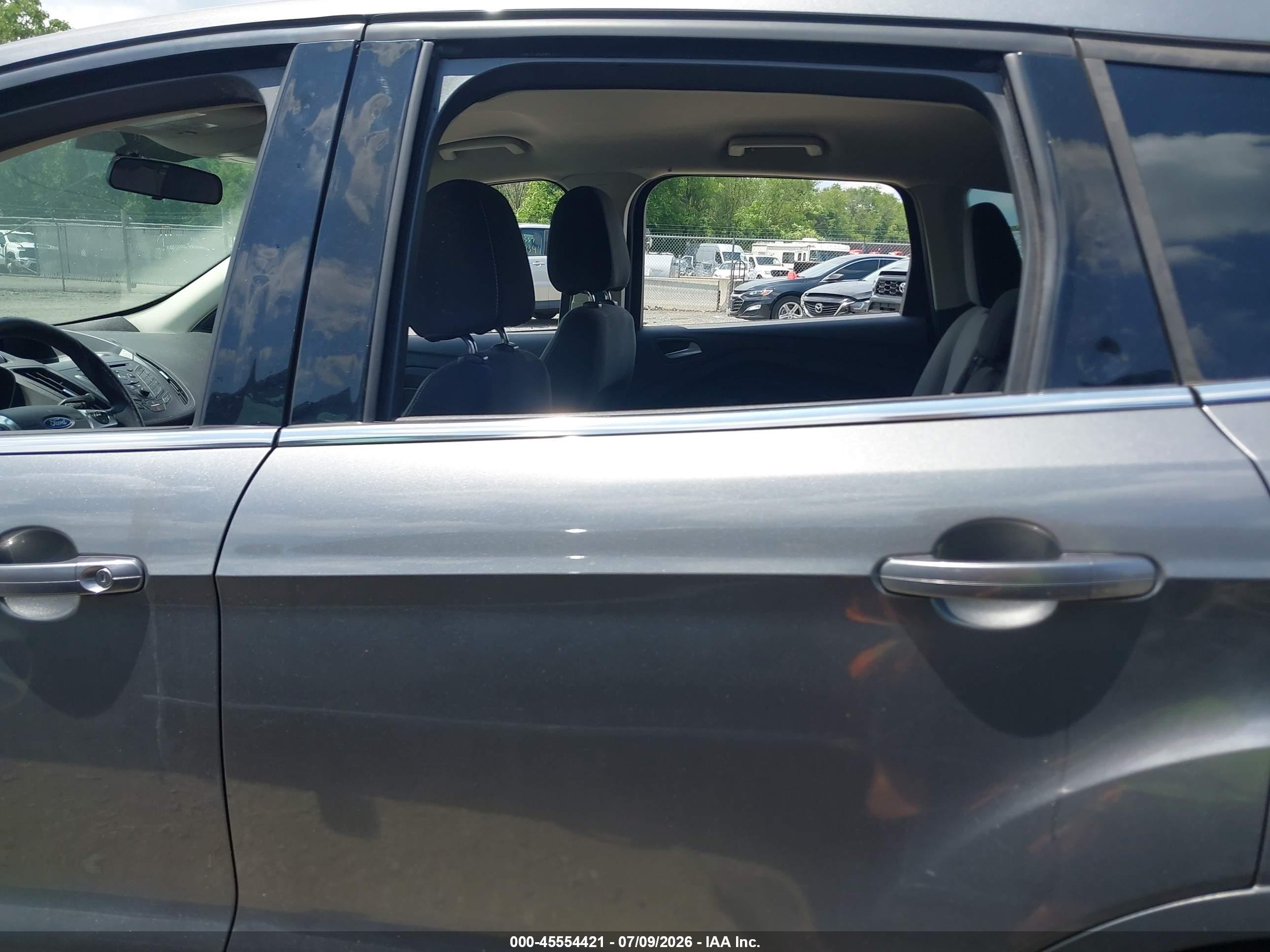 2014 Ford Escape Se Gray vin: 1FMCU0GX7EUB13640