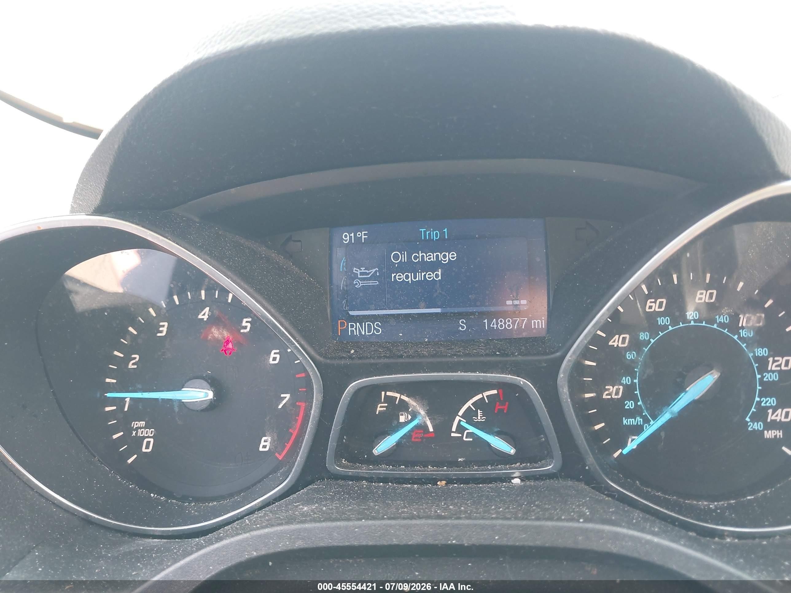2014 Ford Escape Se Gray vin: 1FMCU0GX7EUB13640