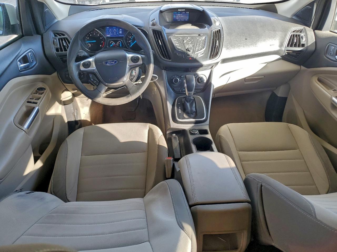 2014 Ford Escape Se White vin: 1FMCU0GX7EUB15968