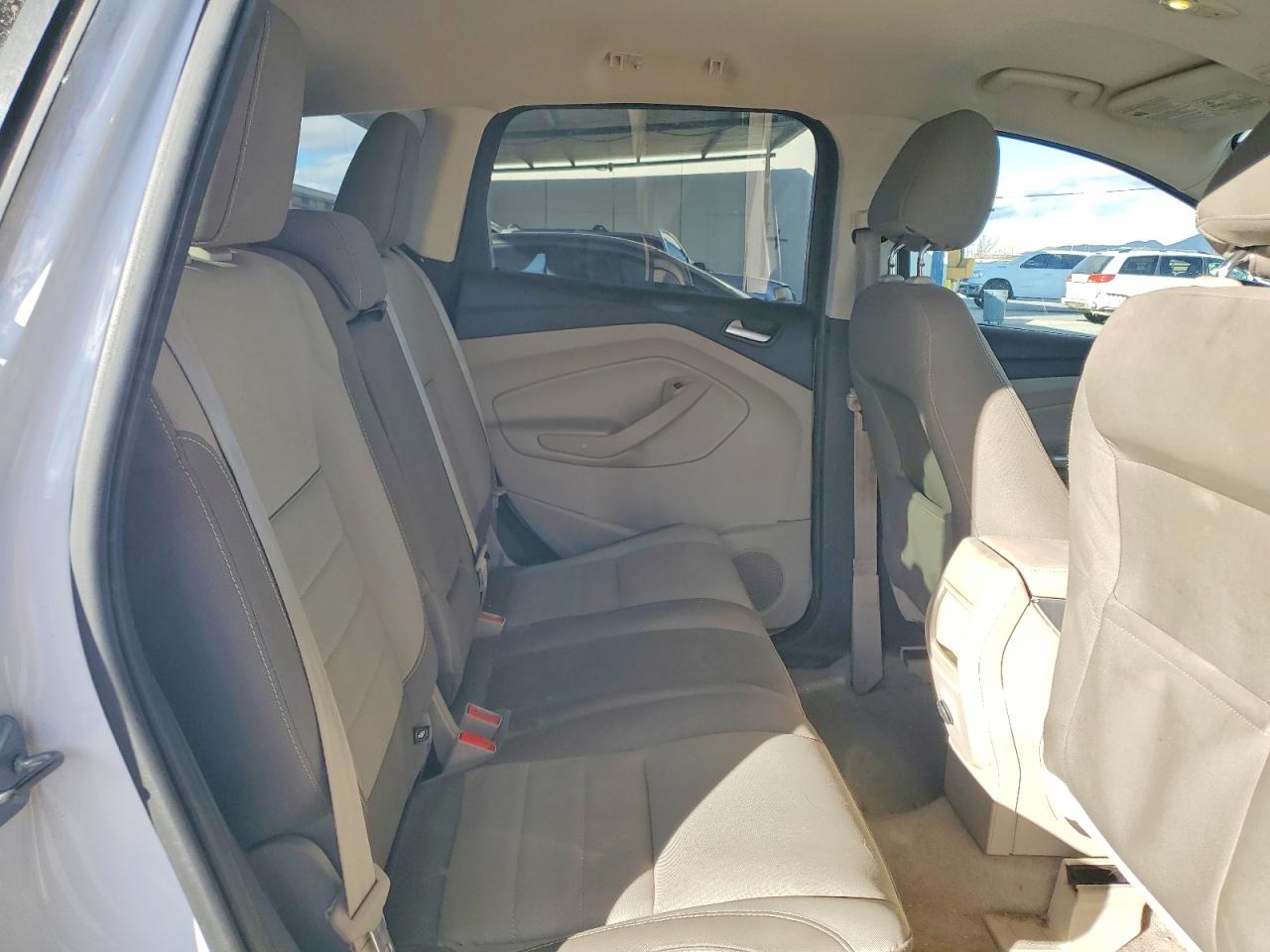 2014 Ford Escape Se White vin: 1FMCU0GX7EUB15968