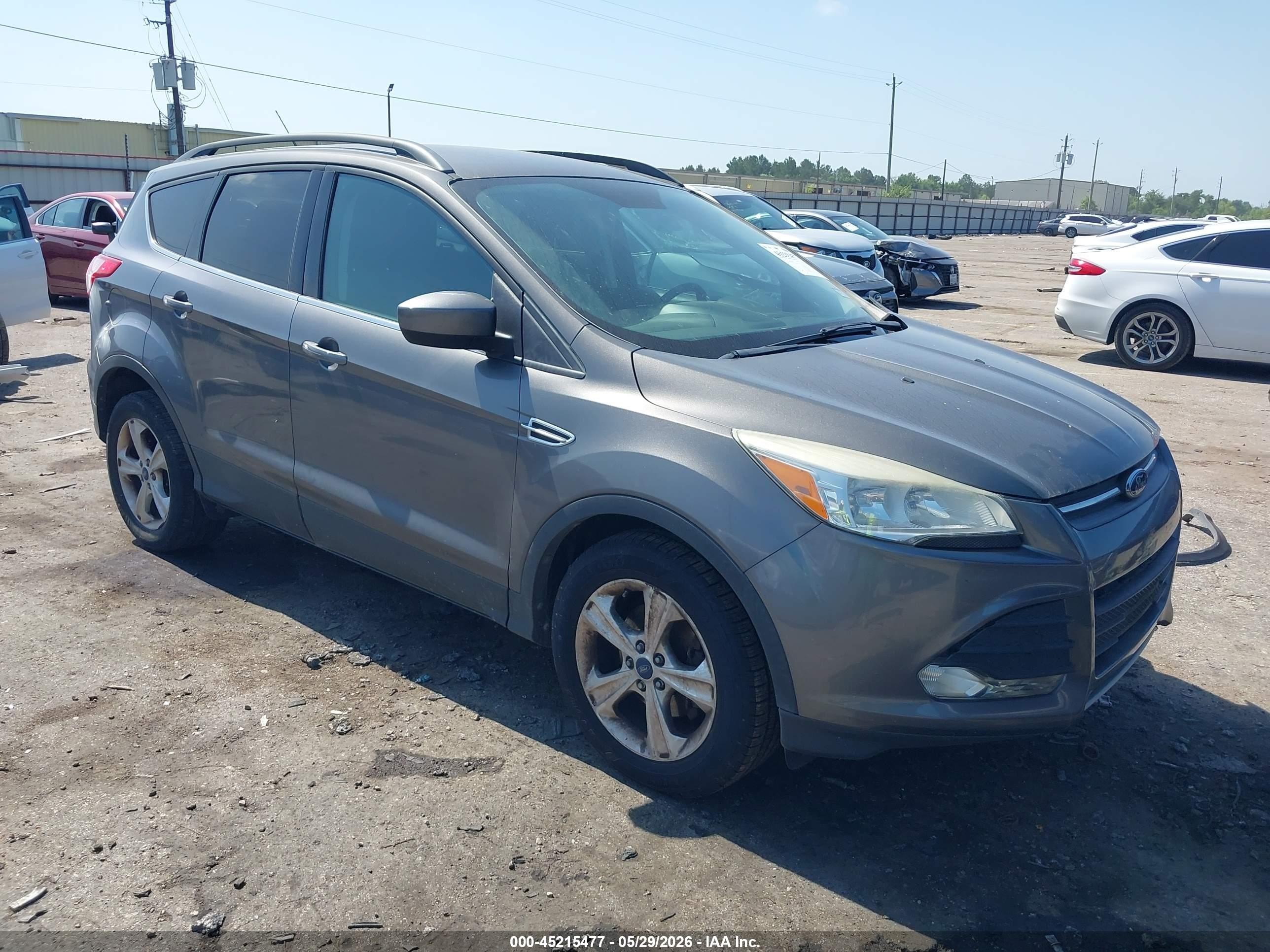 2014 Ford Escape Se Gray vin: 1FMCU0GX7EUB44595