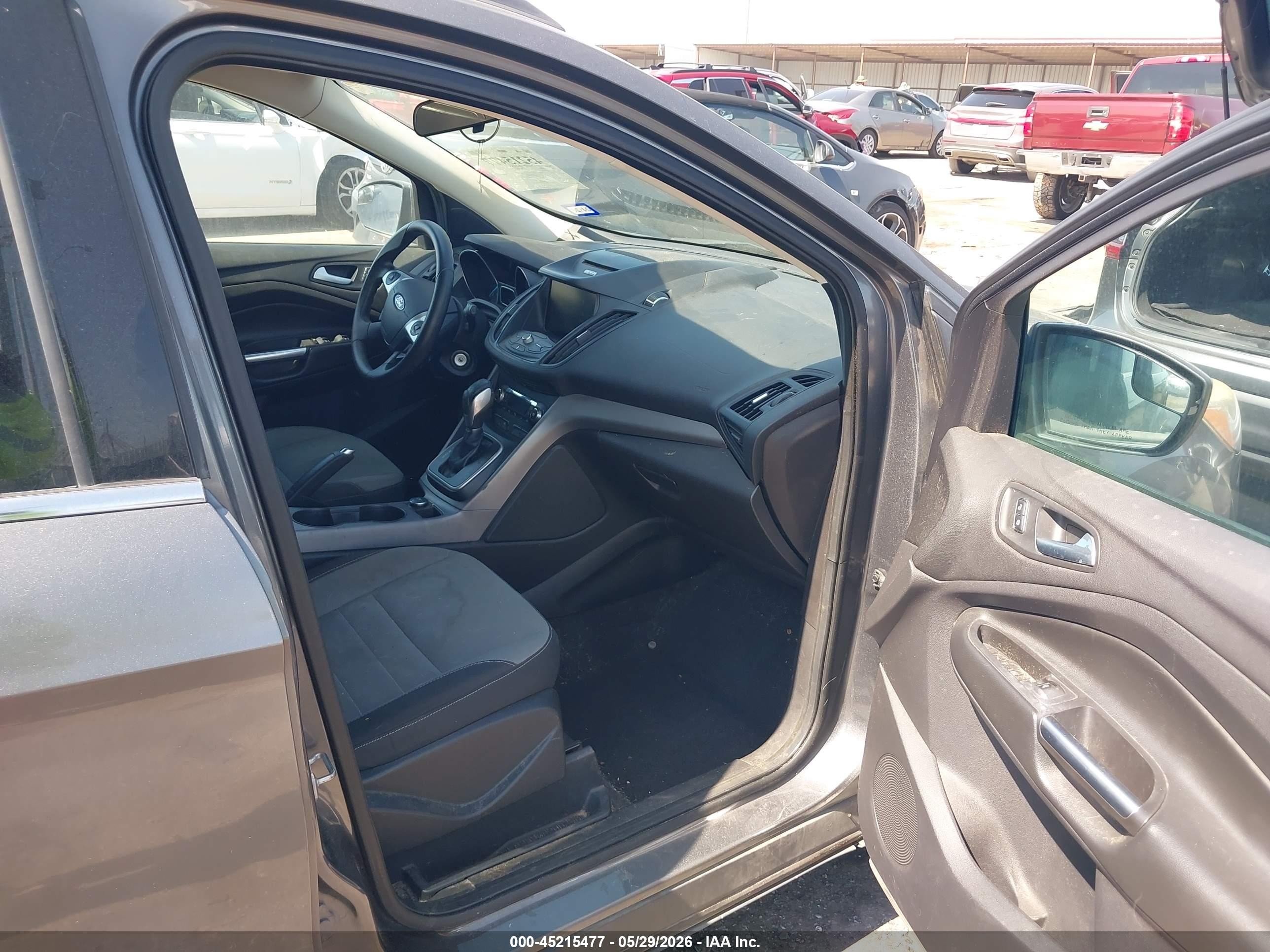 2014 Ford Escape Se Gray vin: 1FMCU0GX7EUB44595