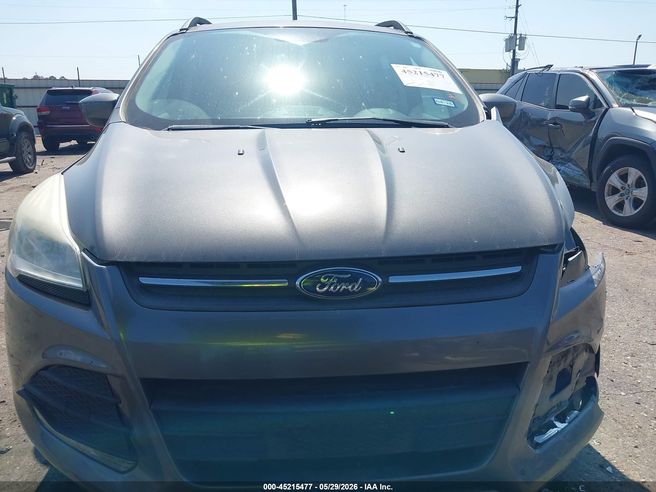 2014 Ford Escape Se Gray vin: 1FMCU0GX7EUB44595