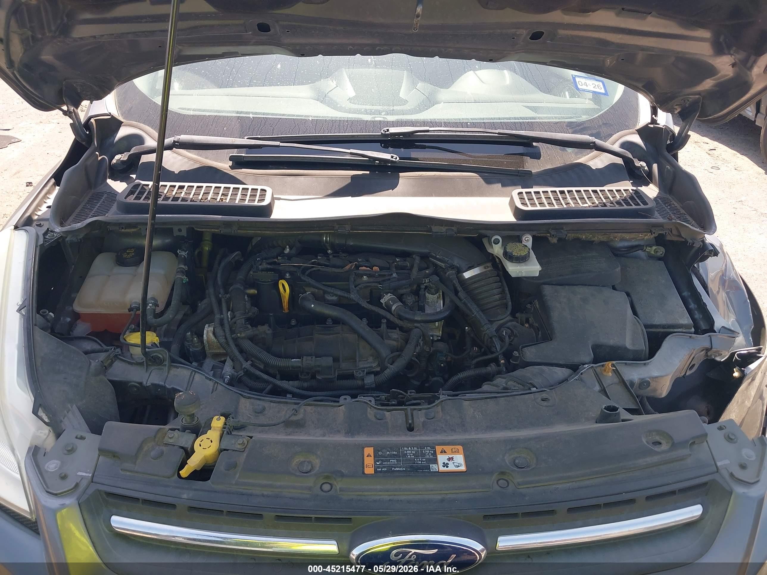2014 Ford Escape Se Gray vin: 1FMCU0GX7EUB44595