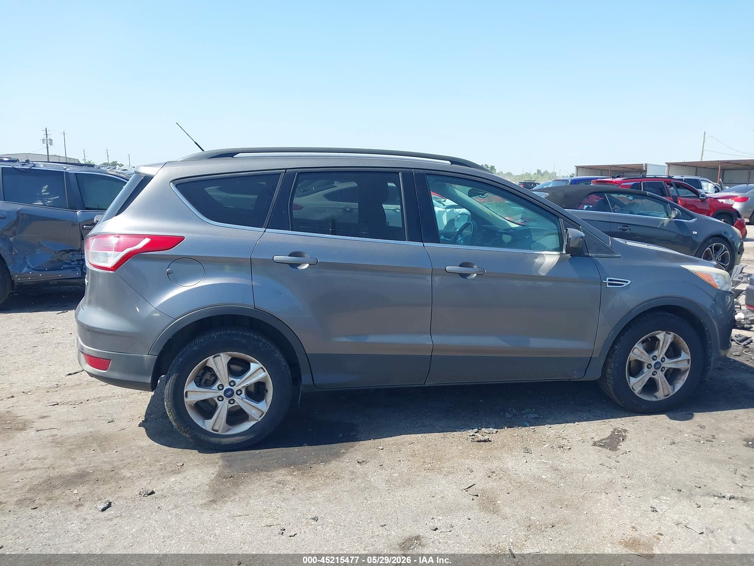 2014 Ford Escape Se Gray vin: 1FMCU0GX7EUB44595