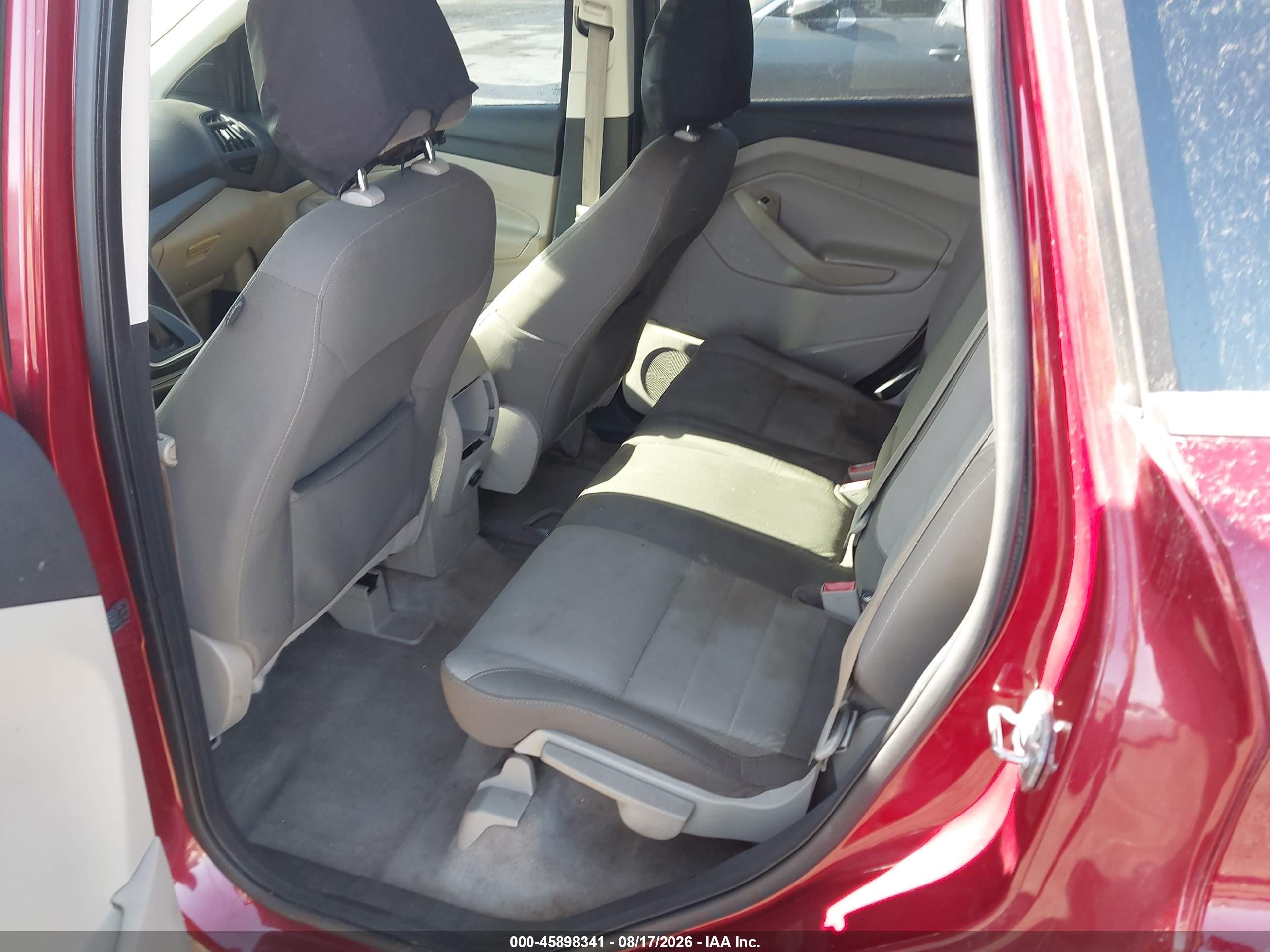 2014 Ford Escape Se Red vin: 1FMCU0GX7EUB55953