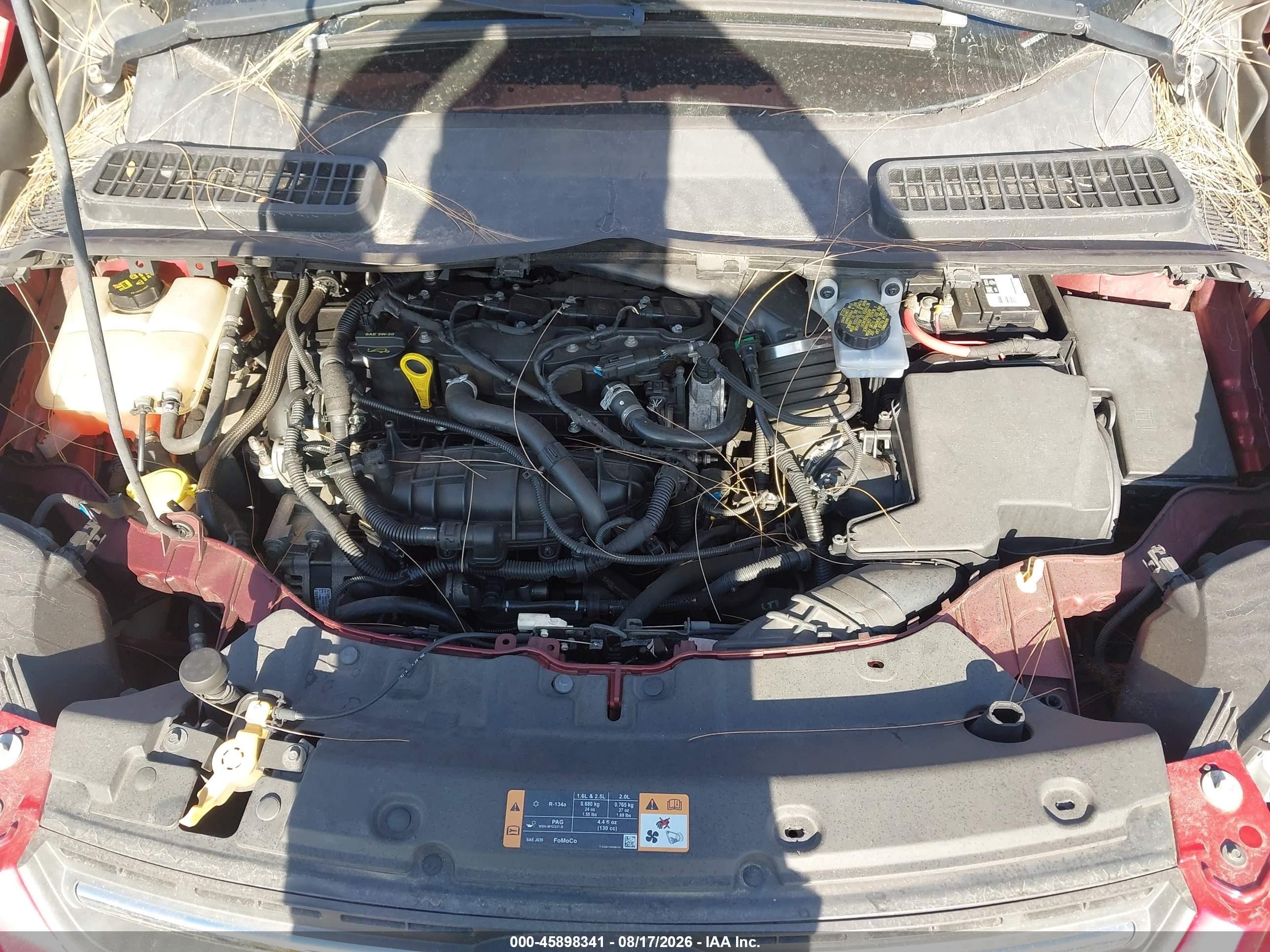 2014 Ford Escape Se Red vin: 1FMCU0GX7EUB55953