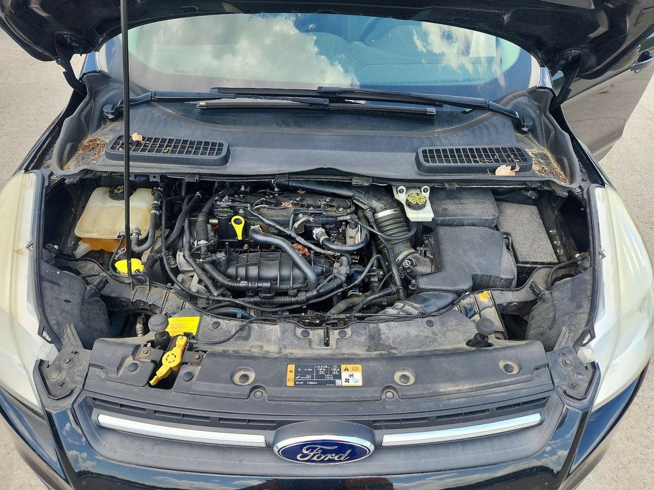 2014 Ford Escape Se Black vin: 1FMCU0GX7EUB57850