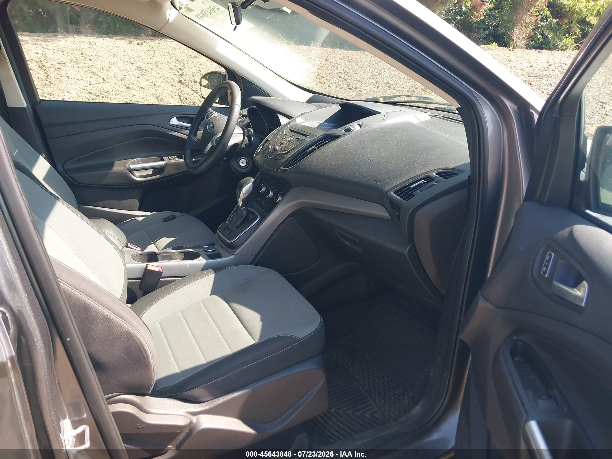 2014 Ford Escape Se Gray vin: 1FMCU0GX7EUB69772