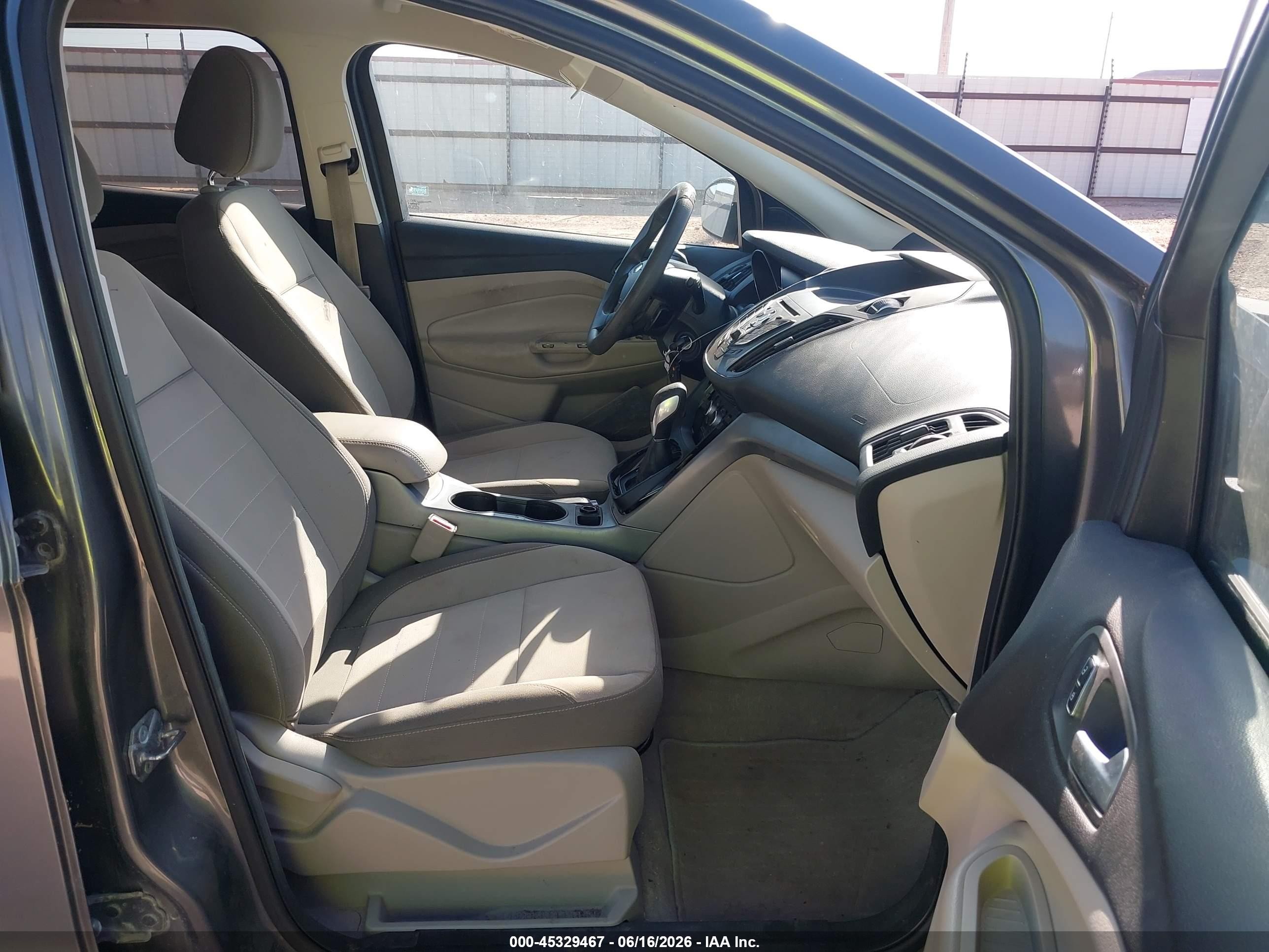 2014 Ford Escape Se Gray vin: 1FMCU0GX7EUB71490
