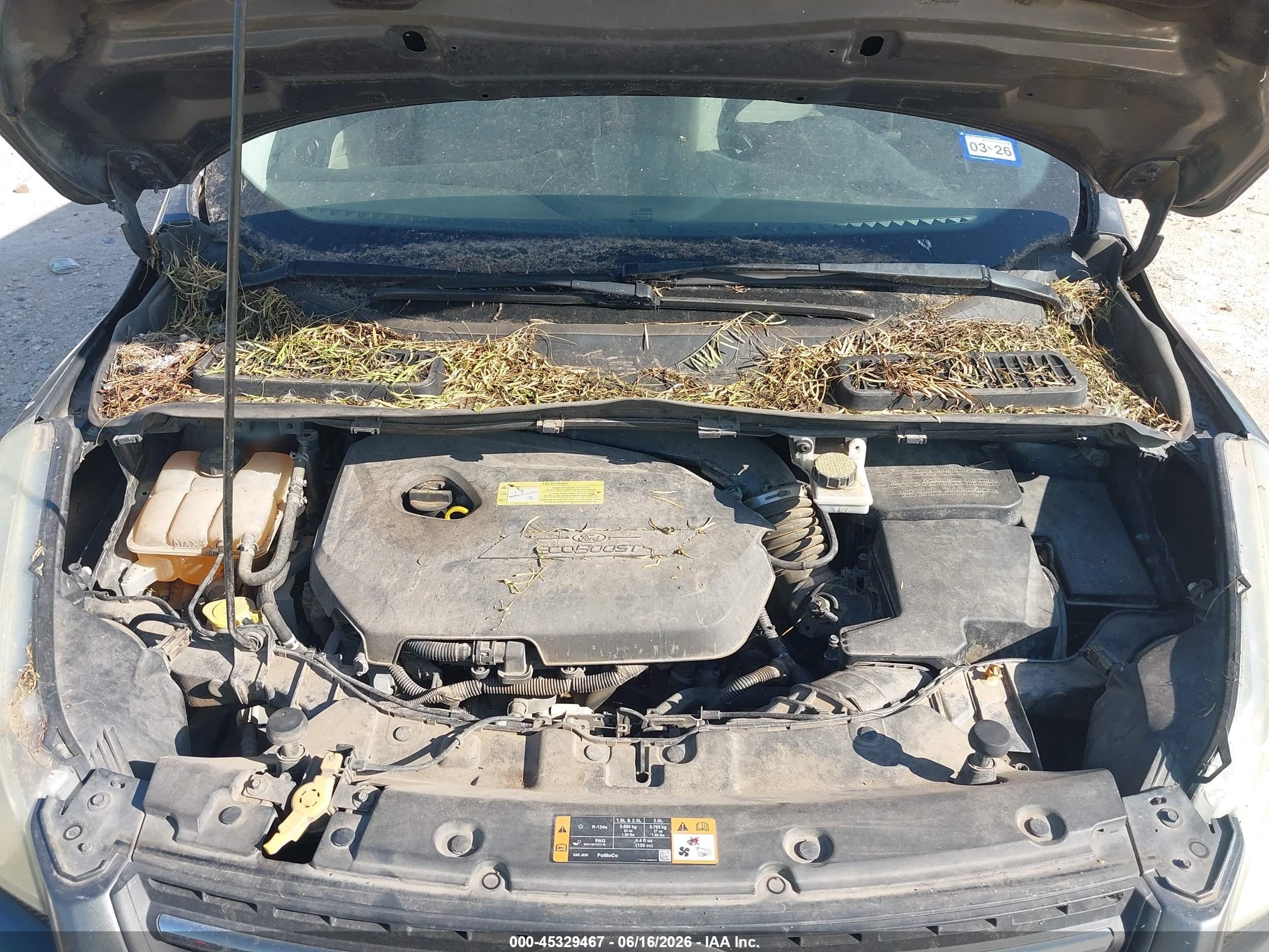 2014 Ford Escape Se Gray vin: 1FMCU0GX7EUB71490