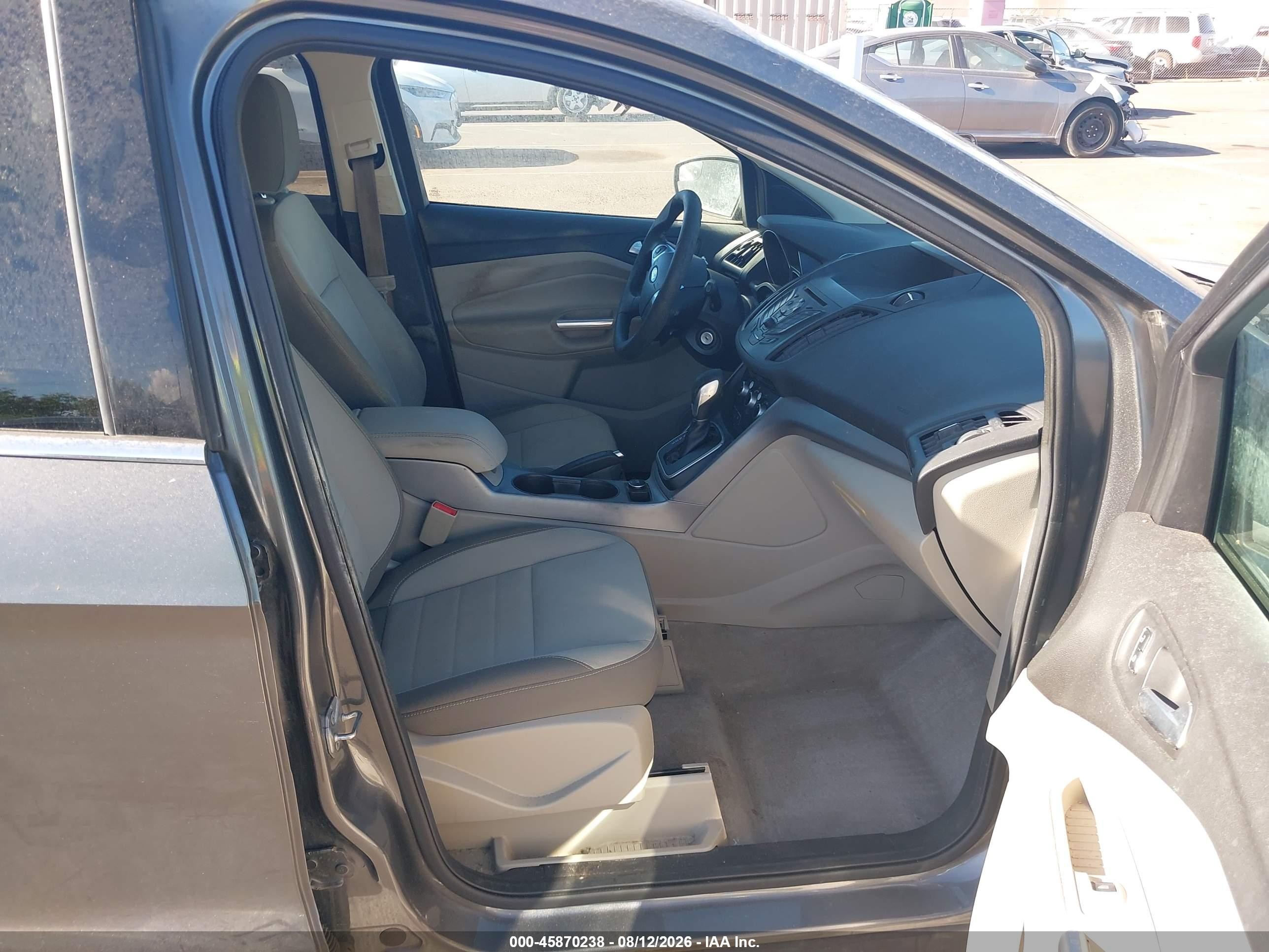 2014 Ford Escape Se Gray vin: 1FMCU0GX7EUB72901