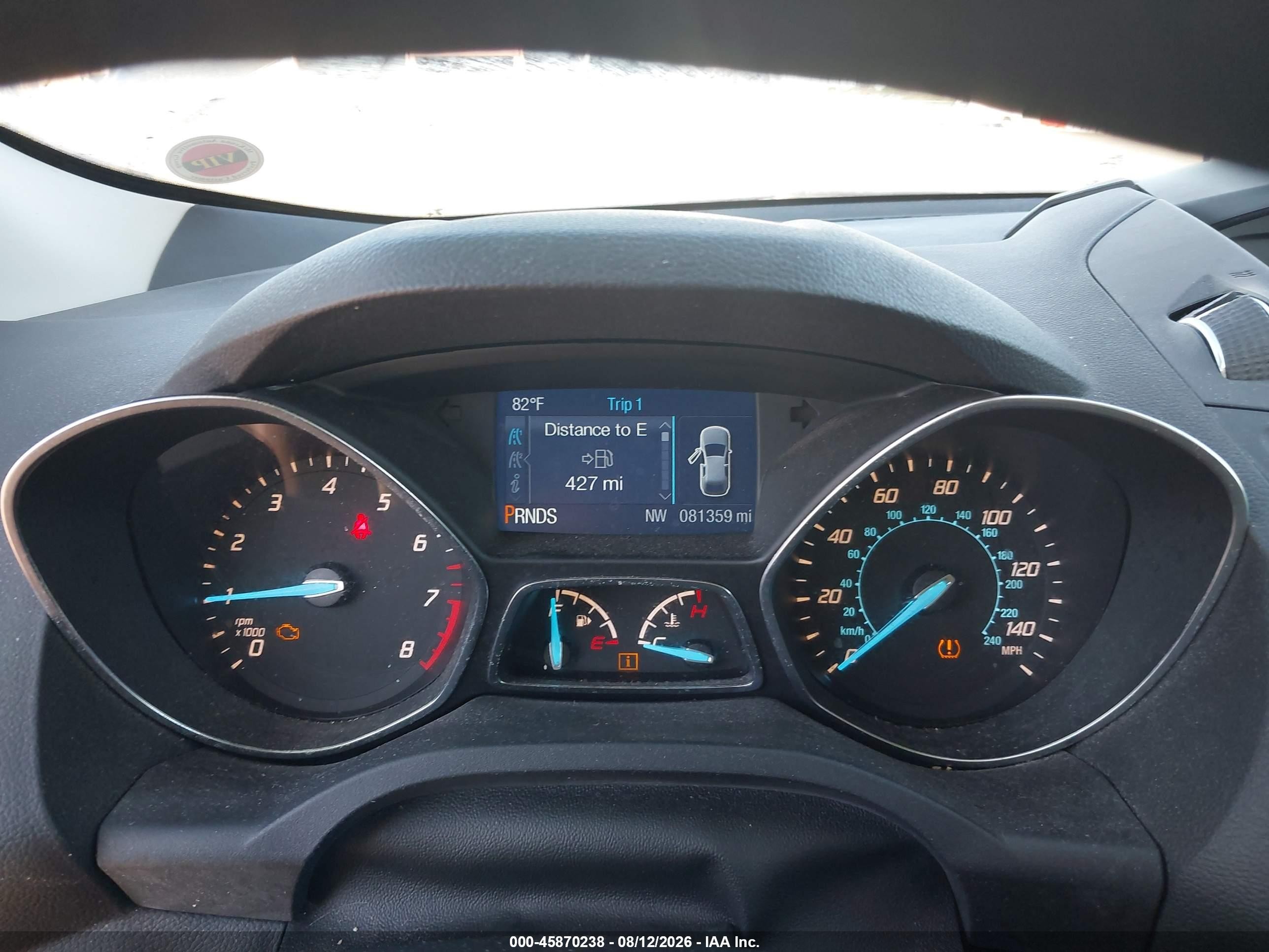 2014 Ford Escape Se Gray vin: 1FMCU0GX7EUB72901