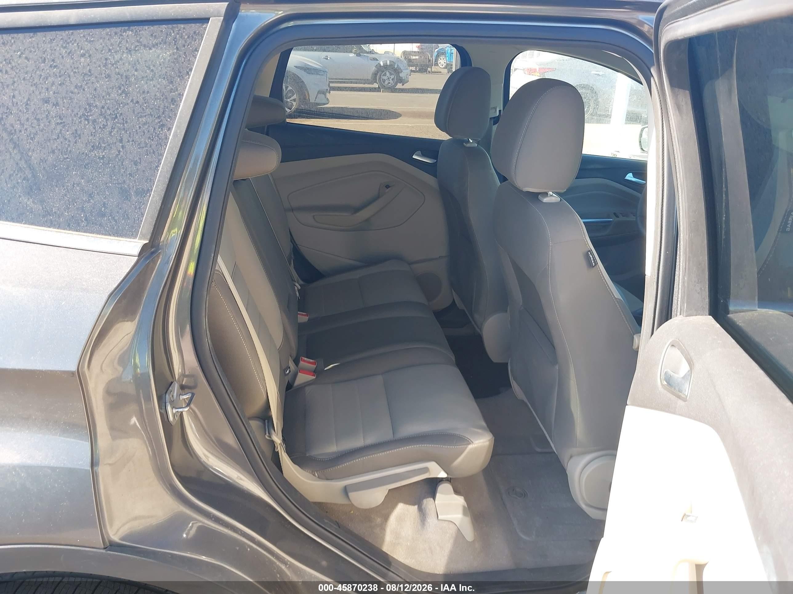 2014 Ford Escape Se Gray vin: 1FMCU0GX7EUB72901