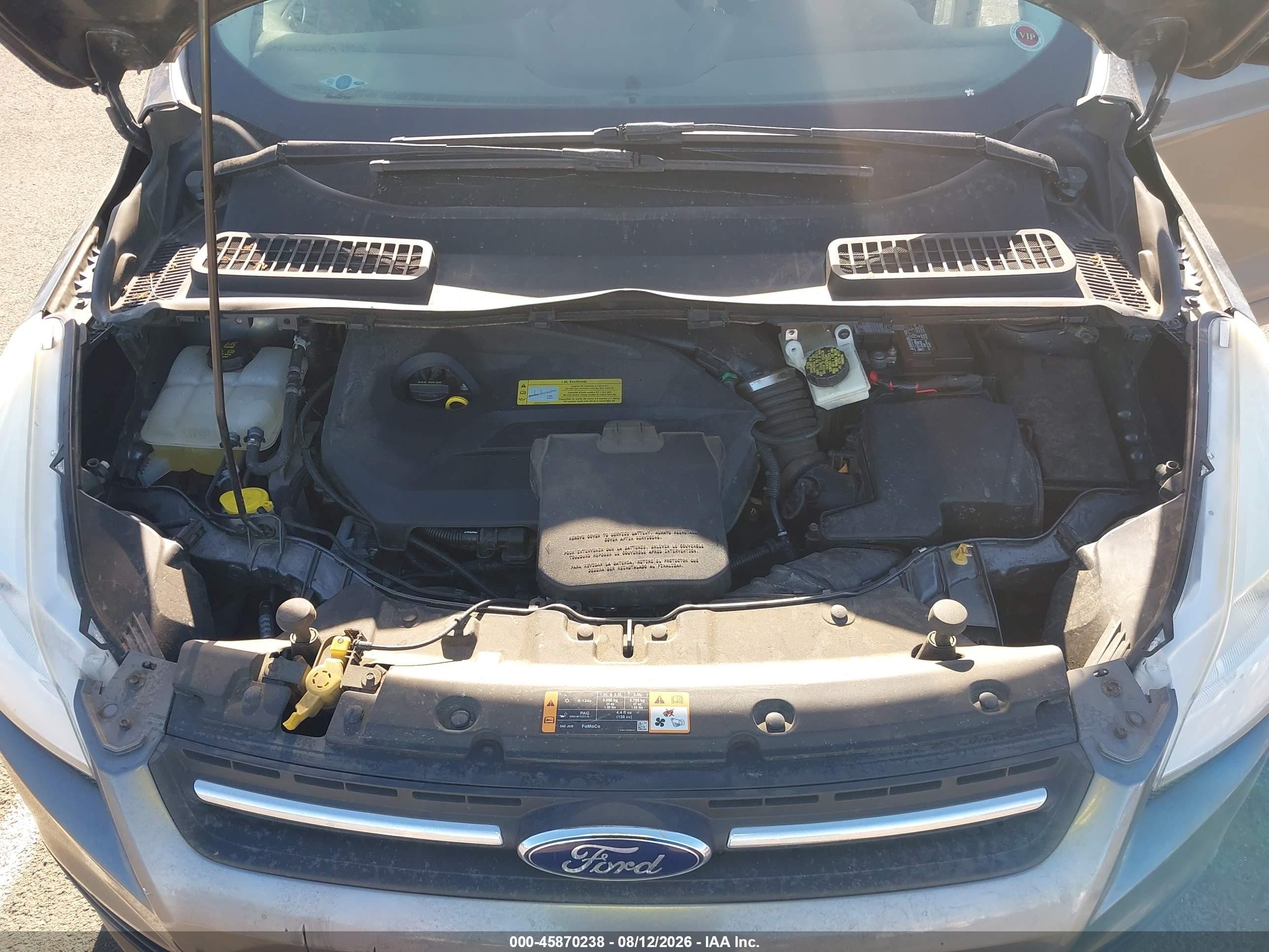 2014 Ford Escape Se Gray vin: 1FMCU0GX7EUB72901