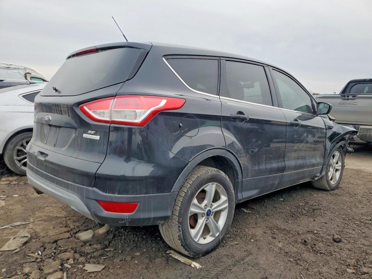 2014 Ford Escape Se Black vin: 1FMCU0GX7EUB77032