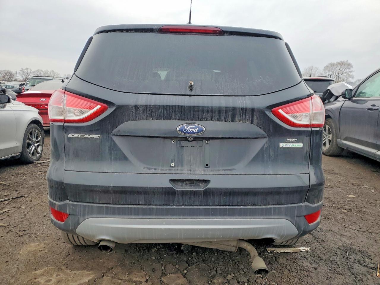 2014 Ford Escape Se Black vin: 1FMCU0GX7EUB77032