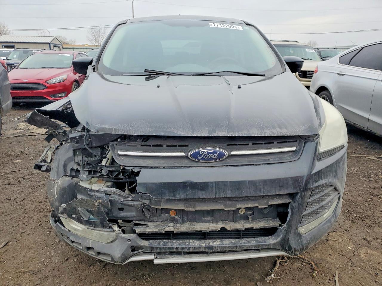 2014 Ford Escape Se Black vin: 1FMCU0GX7EUB77032