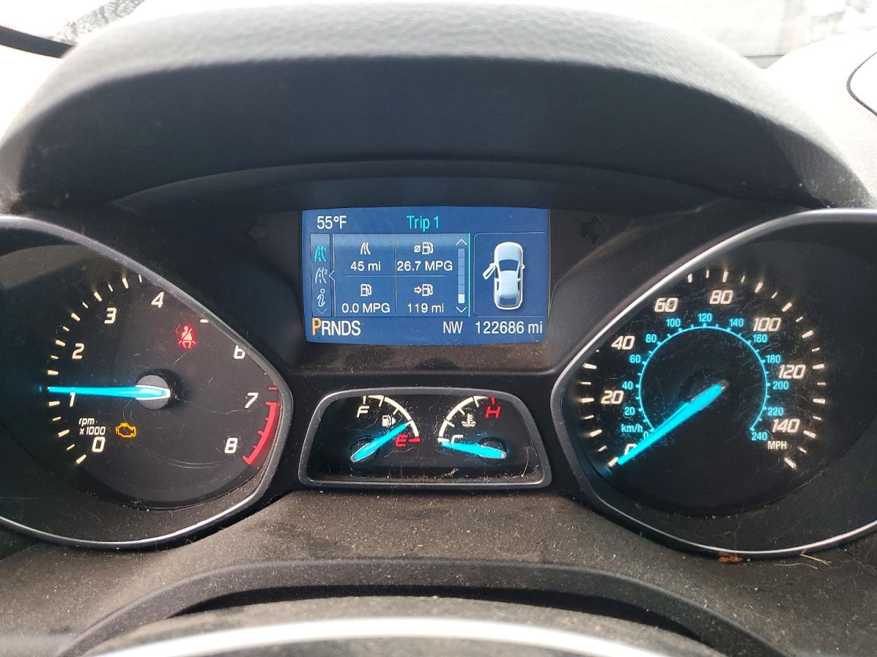 2014 Ford Escape Se Black vin: 1FMCU0GX7EUB77032