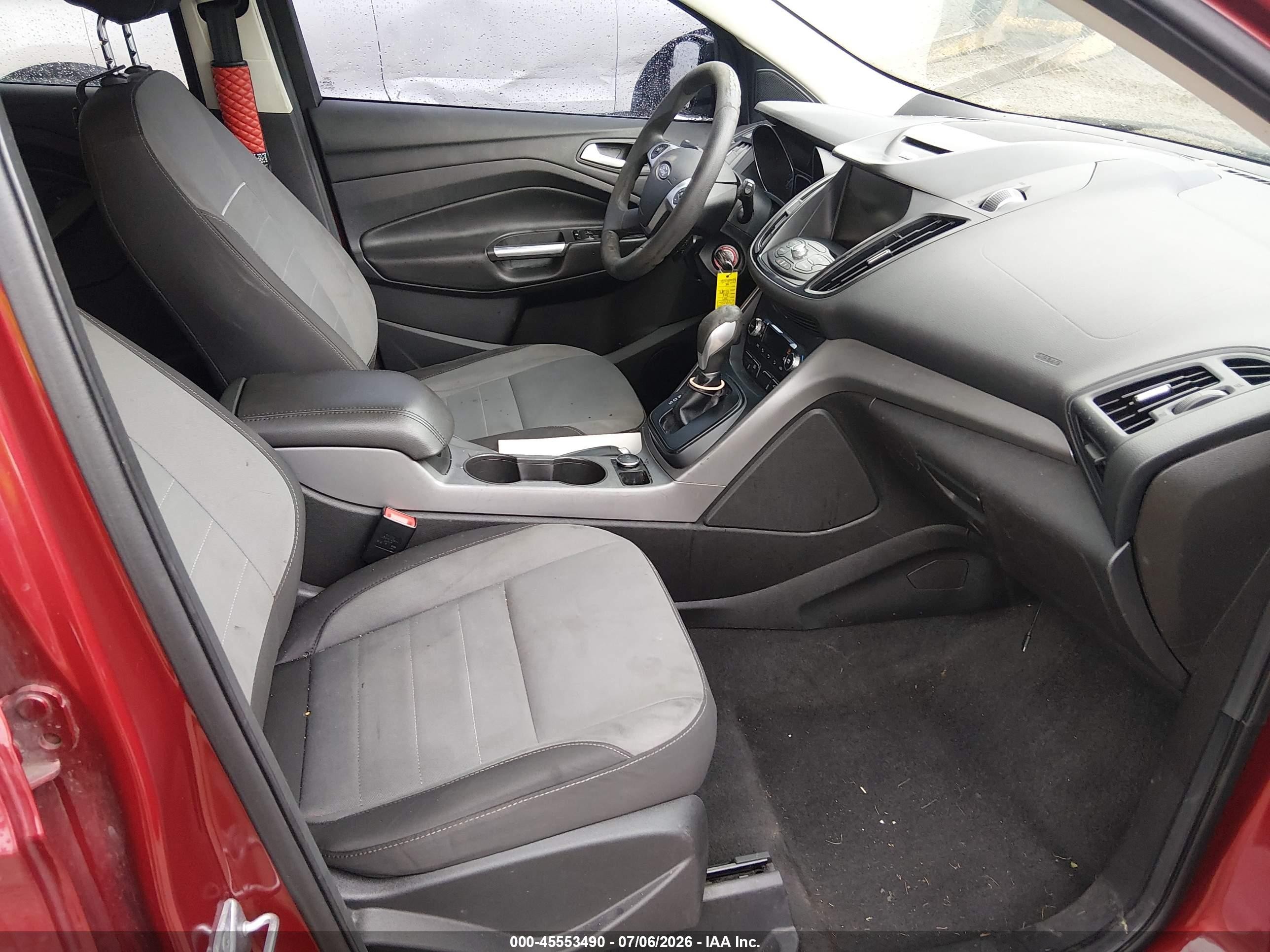2014 Ford Escape Se Red vin: 1FMCU0GX7EUB93134