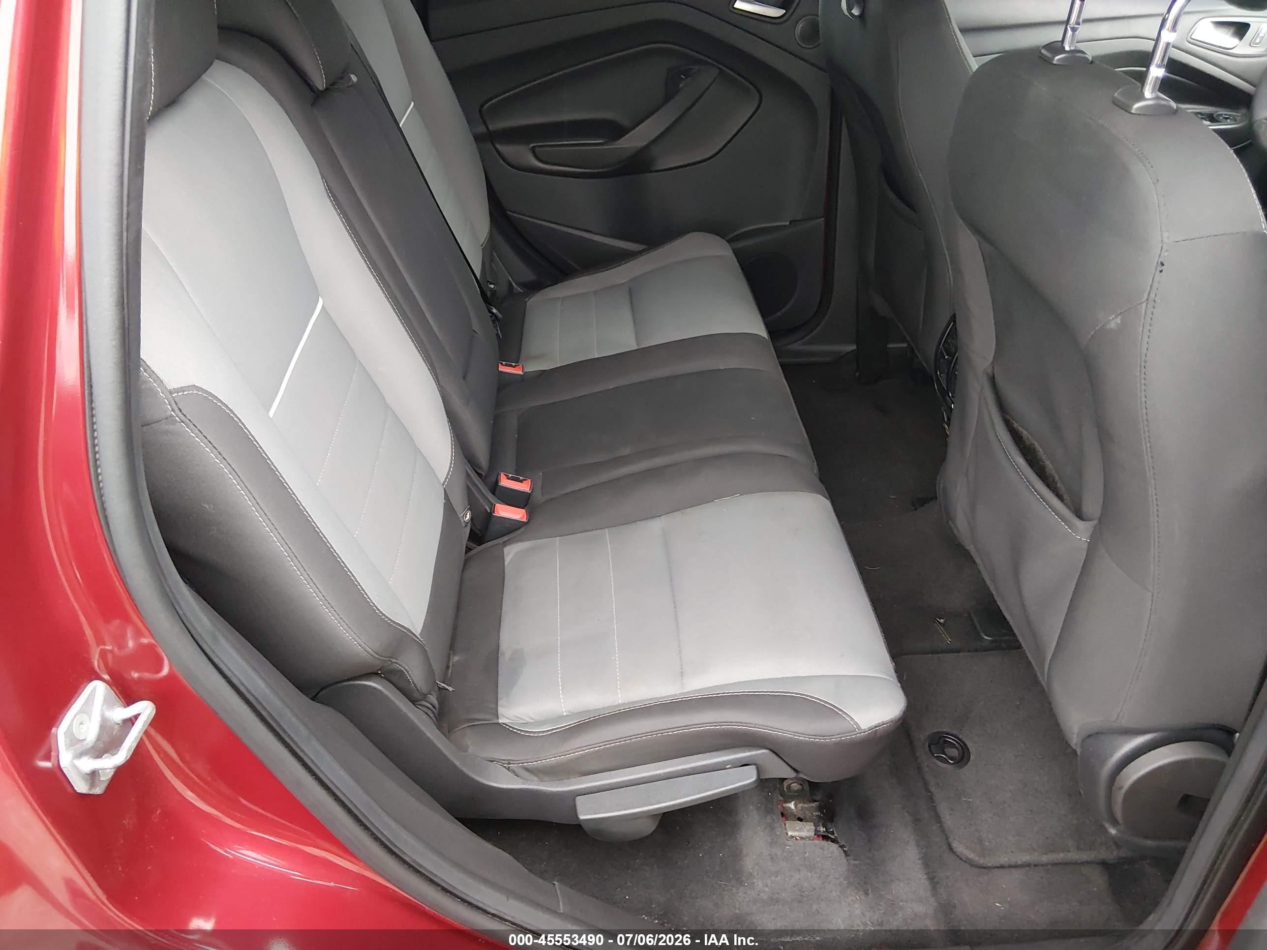 2014 Ford Escape Se Red vin: 1FMCU0GX7EUB93134