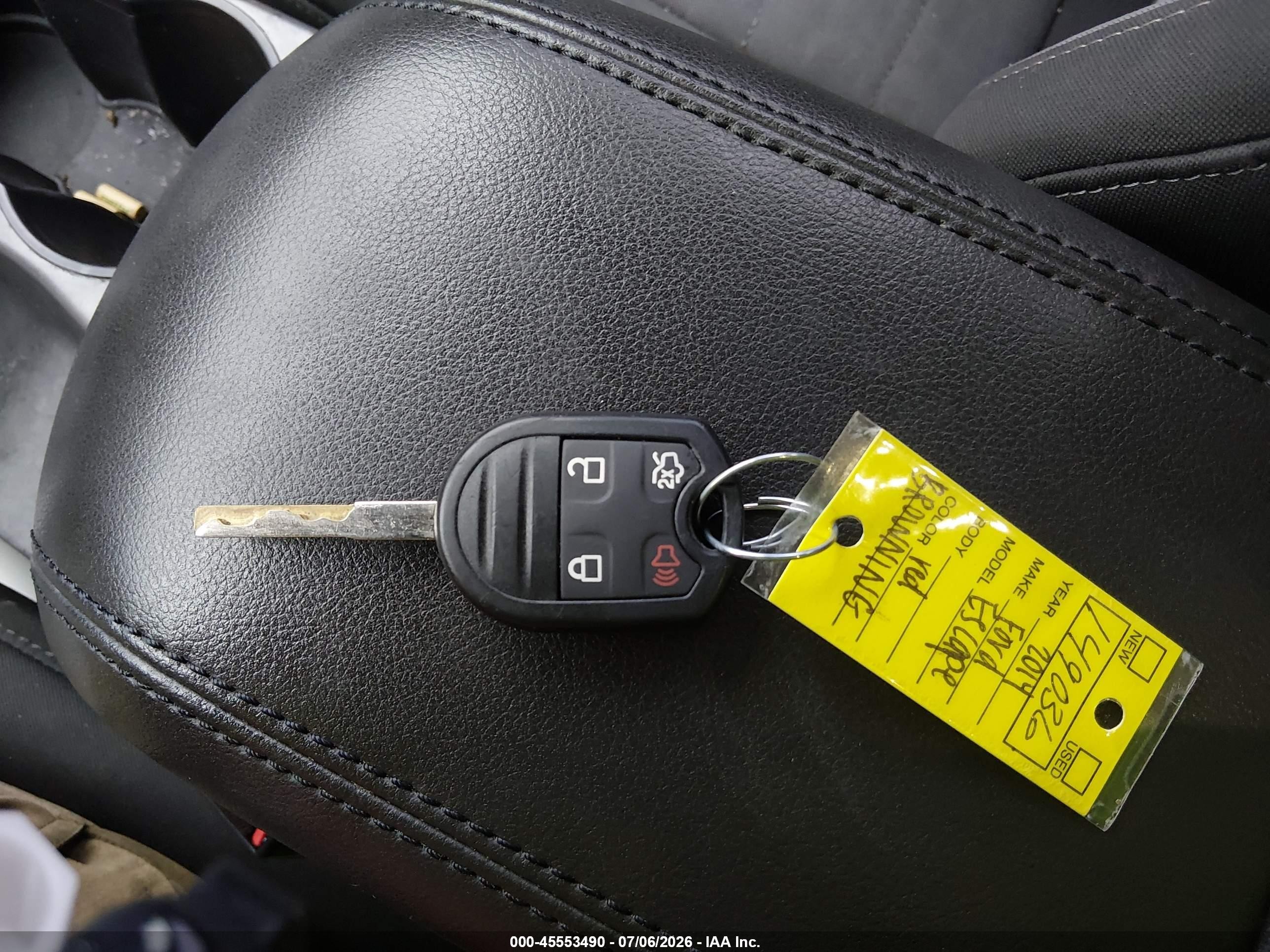 2014 Ford Escape Se Red vin: 1FMCU0GX7EUB93134