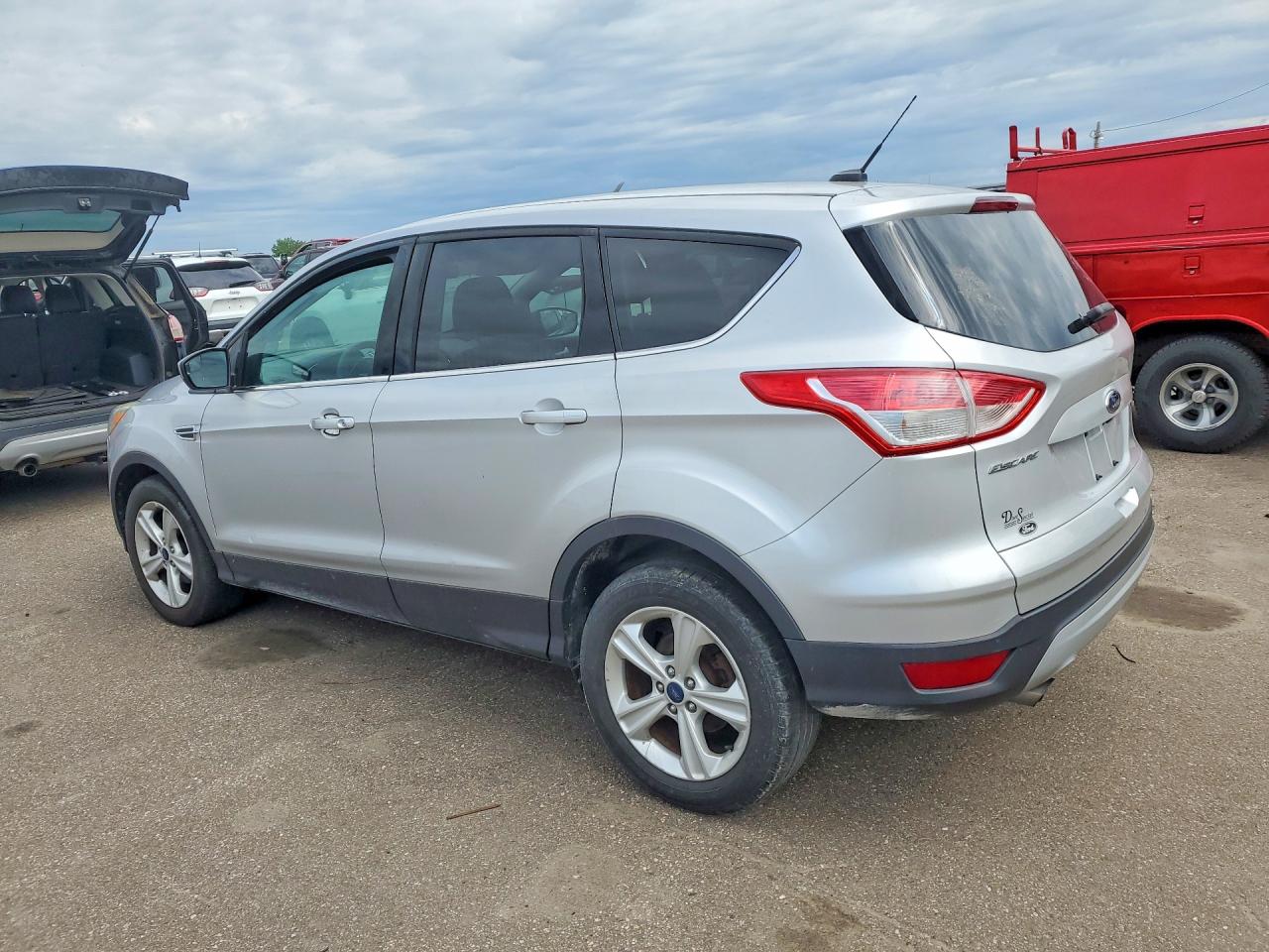 2014 Ford Escape Se Silver vin: 1FMCU0GX7EUC21434