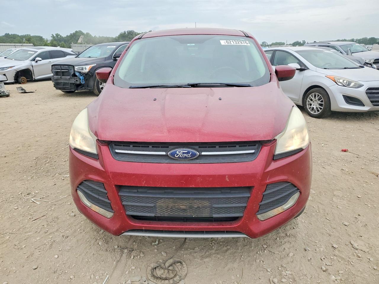 2014 Ford Escape Se Red vin: 1FMCU0GX7EUC29047