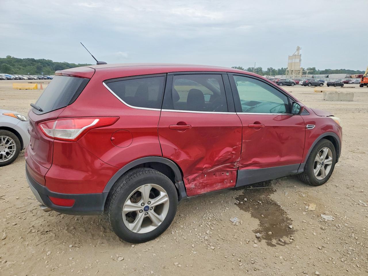 2014 Ford Escape Se Red vin: 1FMCU0GX7EUC29047